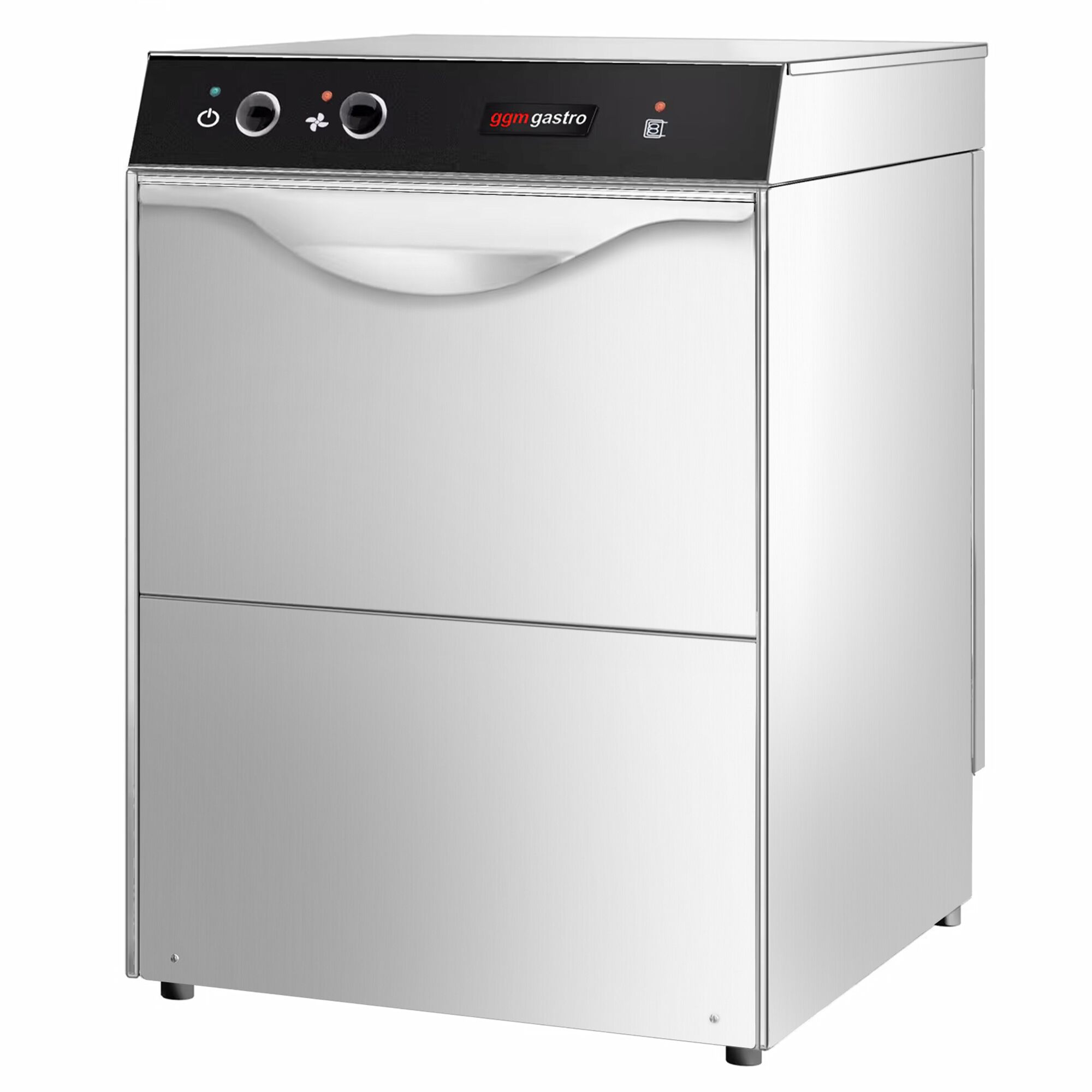 Lave-verres professionnel mini-à double paroi - Mécanique - 2,77kW - avec pompes de liquide de rinçage et de vidange