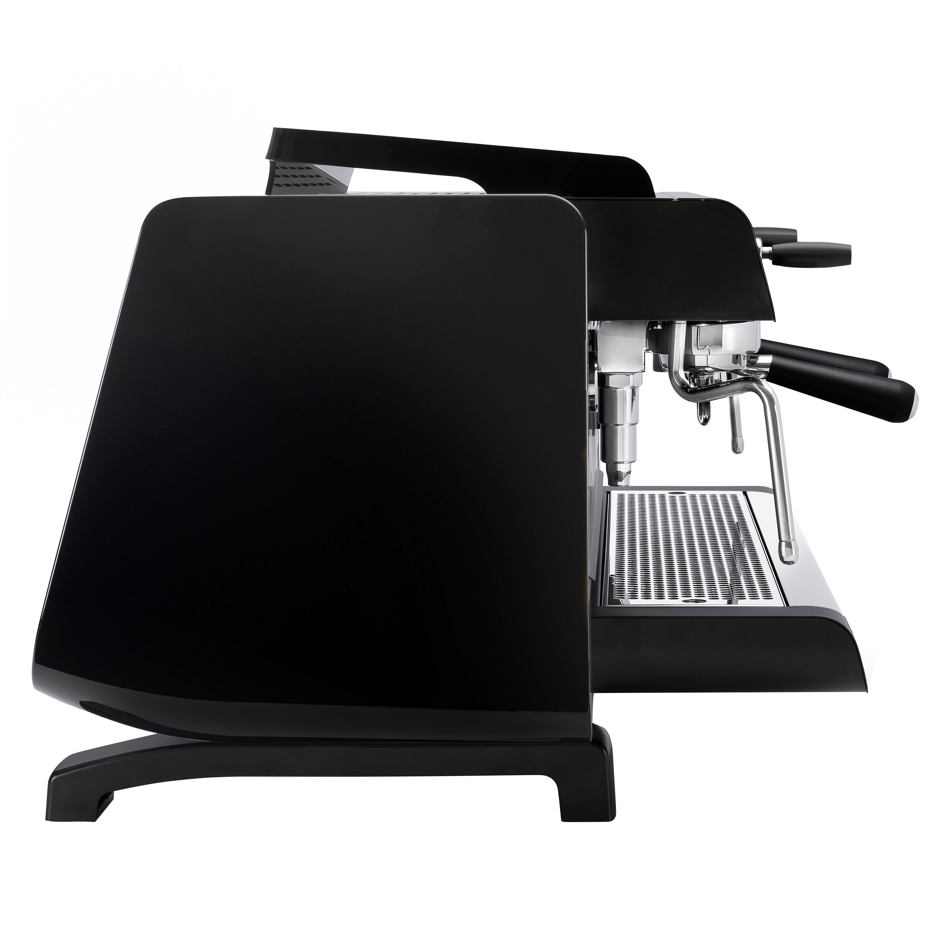 Machine à café porte-filtre – 2 groupes – multichaudière – écran tactile – système de préinfusion – Noir