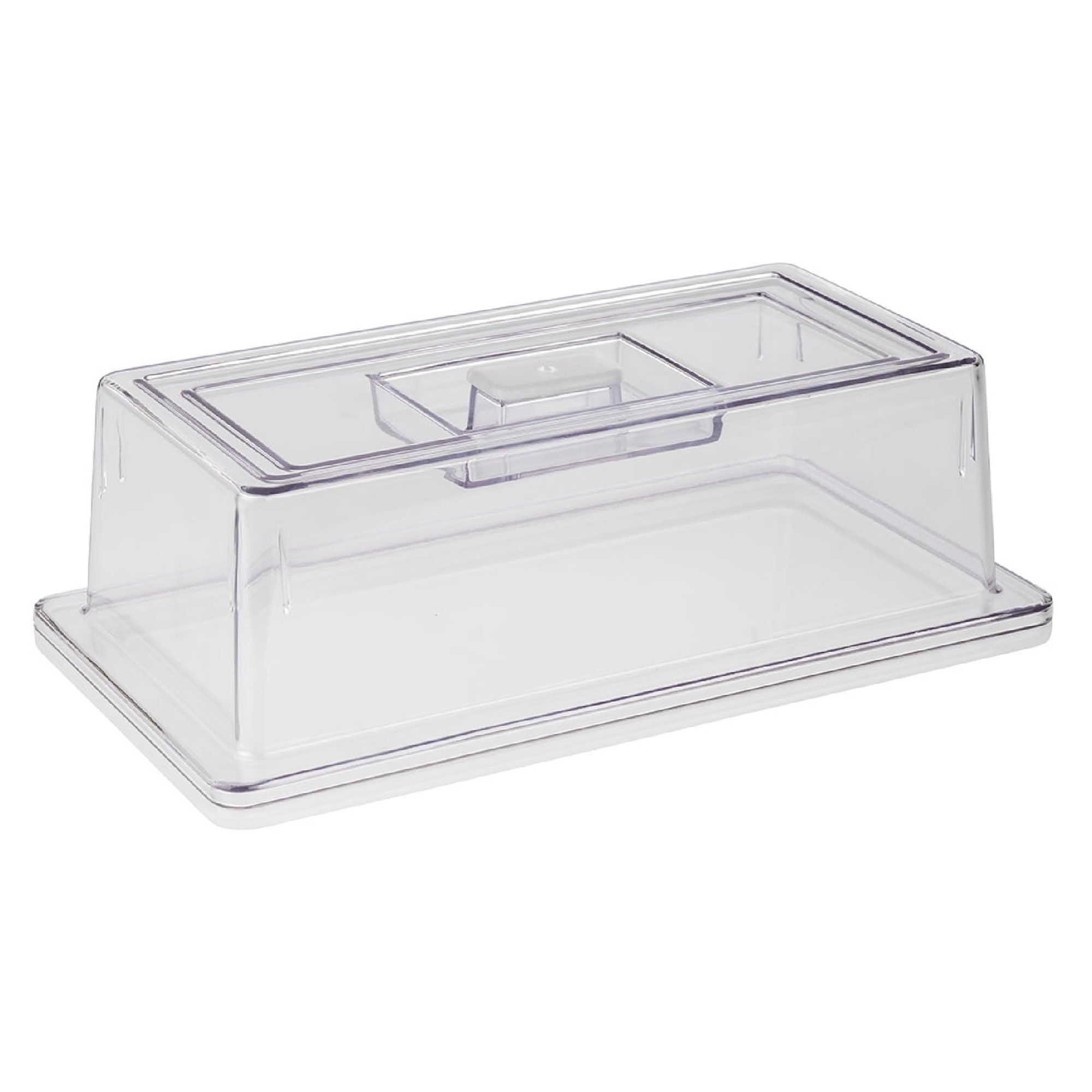 (6 pcs) Couvercle de présentation - GN 1/3 - Polycarbonate - 325x176mm - Hauteur:105mm