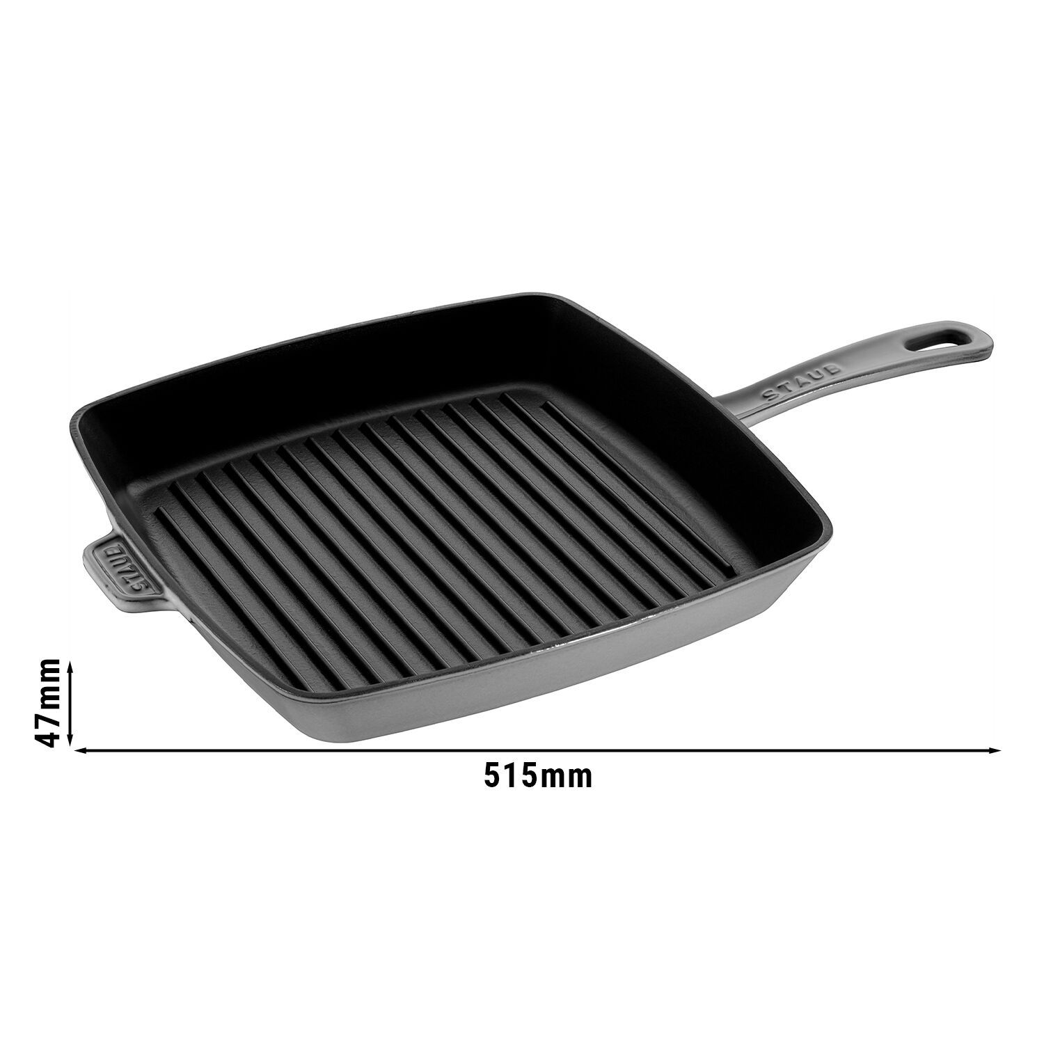 STAUB | GRILL PANS - American Grill - 300x300mm - Gusseisen - Graphit-Grau