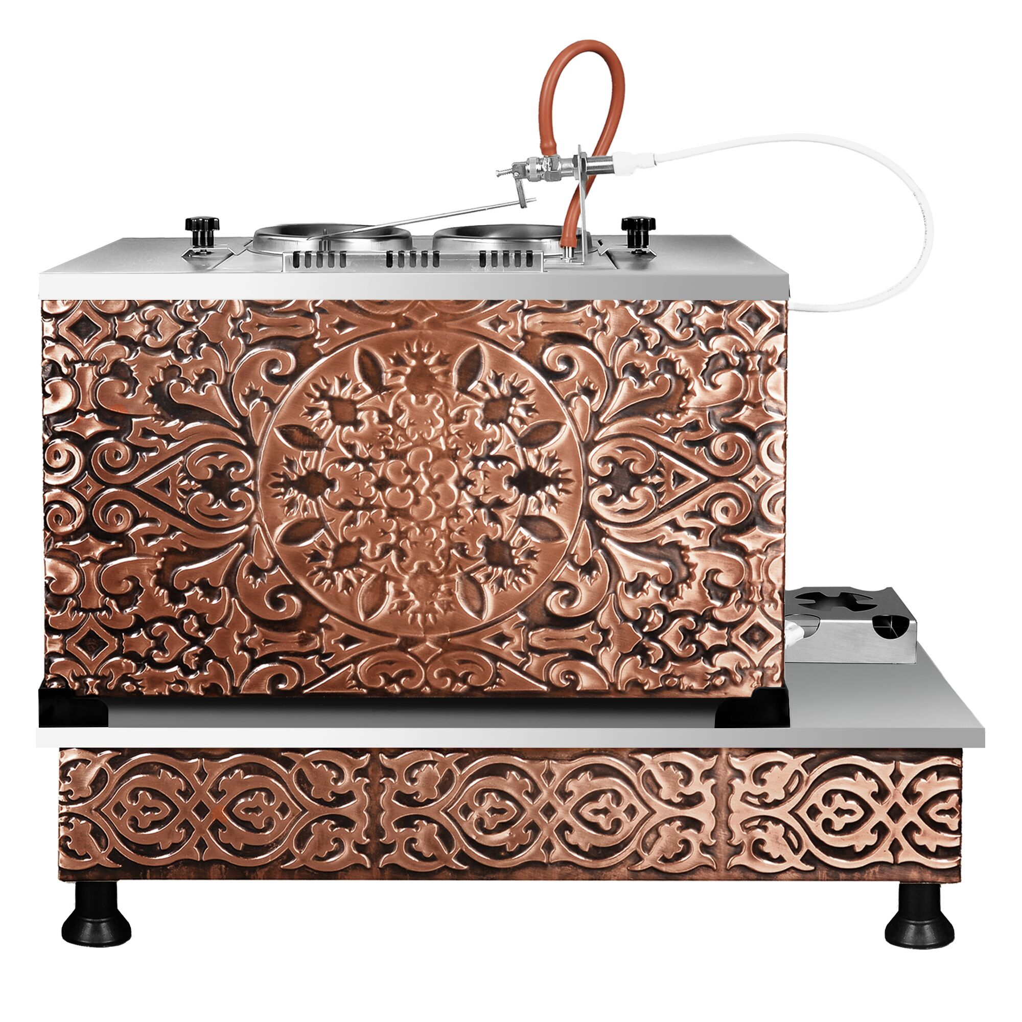 Commercial Gas & Electric Copper Tea Urn - 770mm - 22 Litres