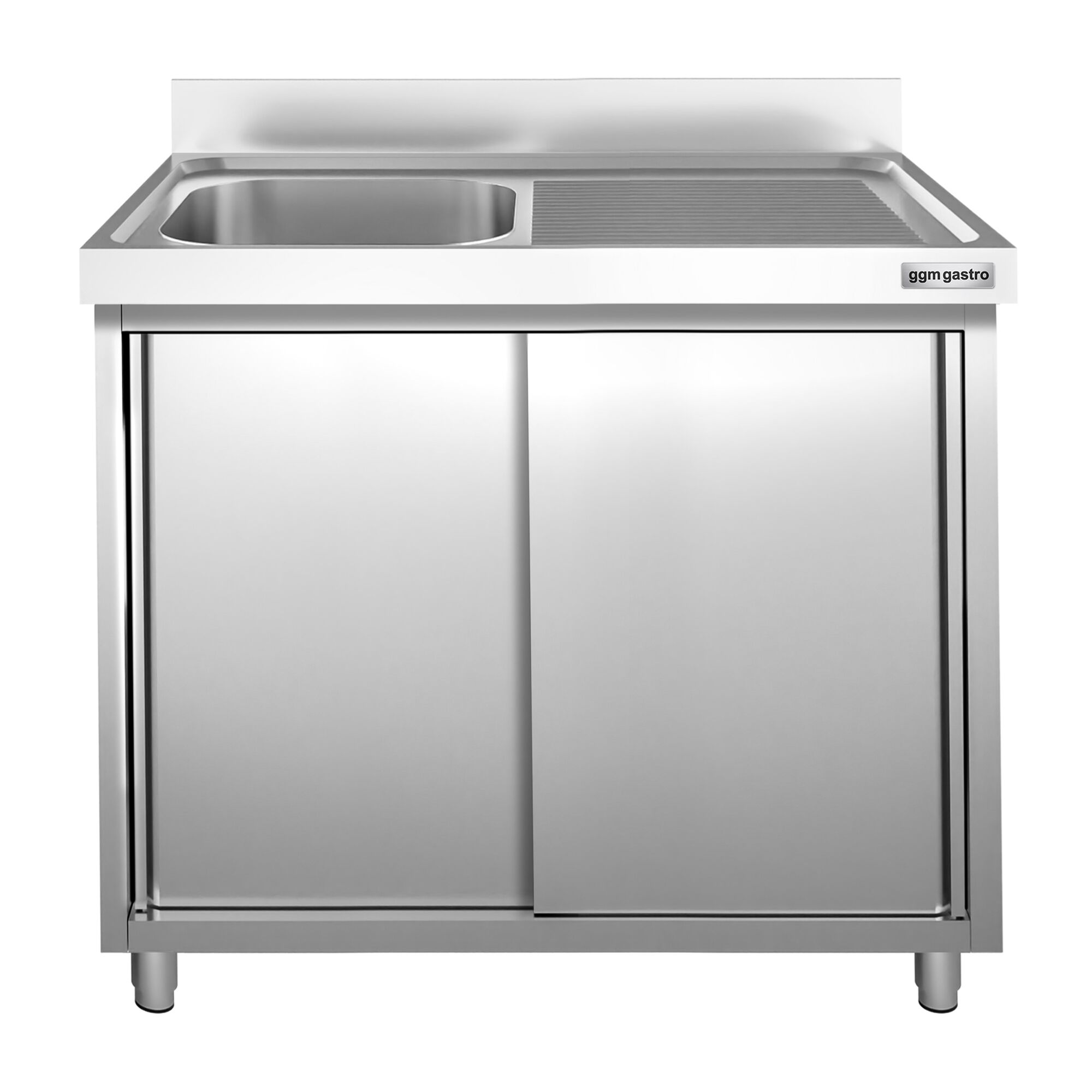Plonge PREMIUM - 1000x700mm - avec 1 bac à gauche