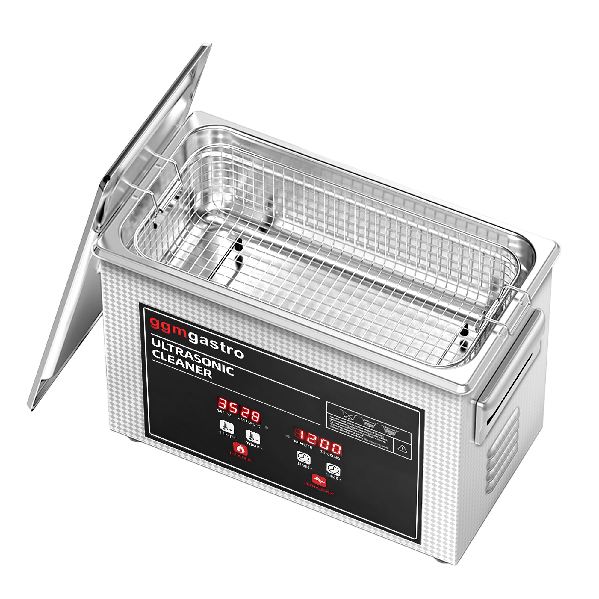 Nettoyeur à Ultrasons - 4,5 Litres - 180 Watt Puissance Ultrasonique