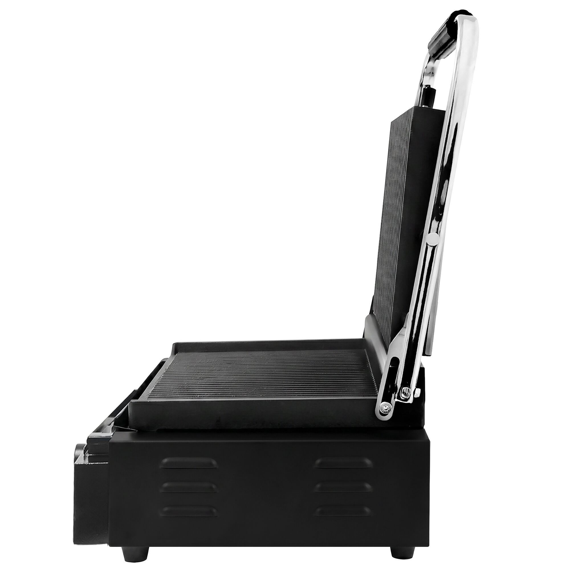 Commercial Contact Grill – Ribbed Top & Bottom Plates – 2.2 kW – Grill Area: 345 × 235 mm