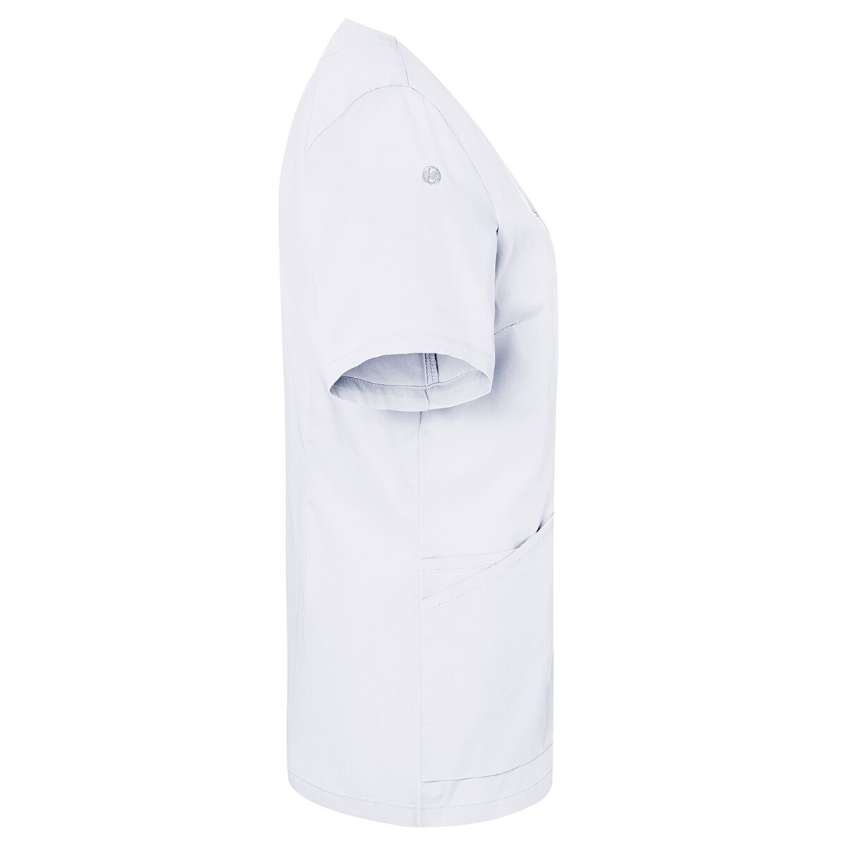 (6 pièces) KARLOWSKY | Casaque femme manches courtes Essential - Blanc - Taille : 56