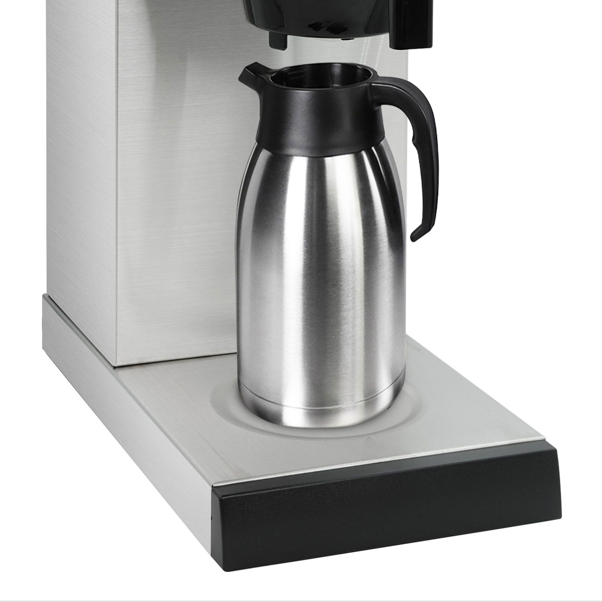 Commercial Filter Coffee Machine - 2.0L - 1.4 kW - with manual fill & hot plate - incl. 1 thermal flask