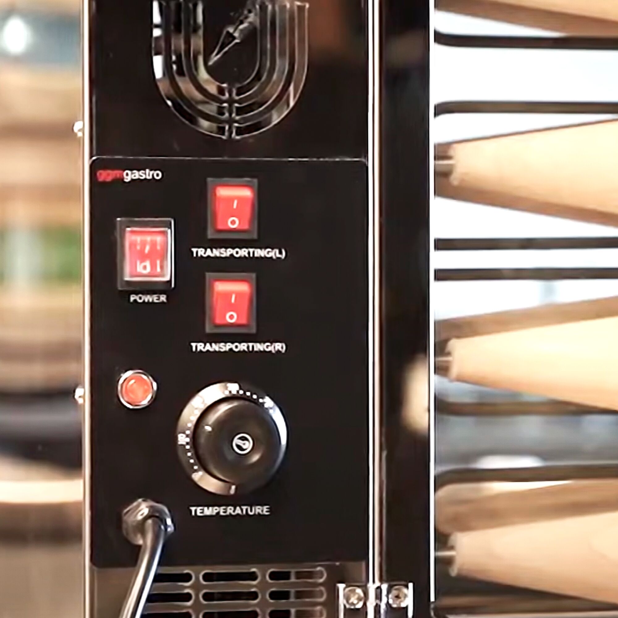 Machine à gâteau cheminée professionnelle - 3,5 kW - sans Rouleaux de cuisson