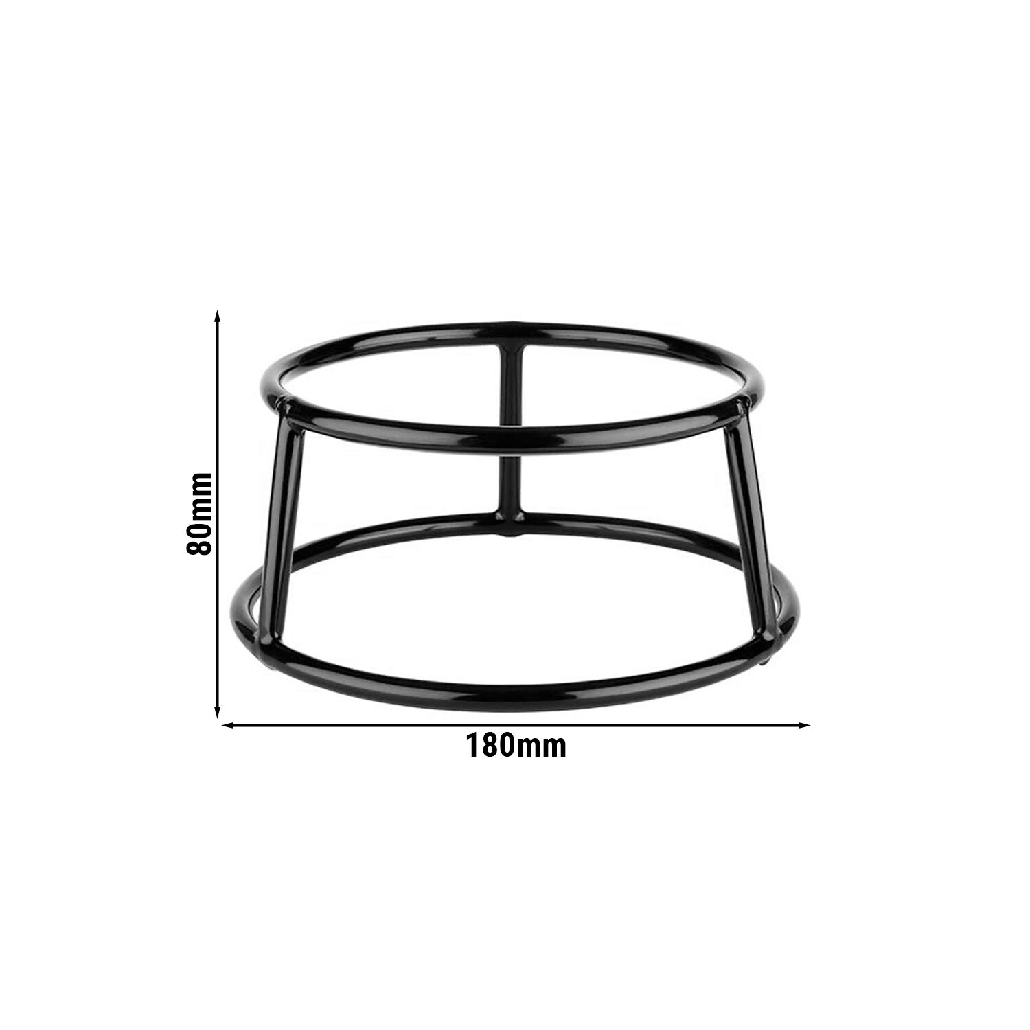 Support de buffet - MULTI ROUND - métal - rond - Hauteur : 80 mm