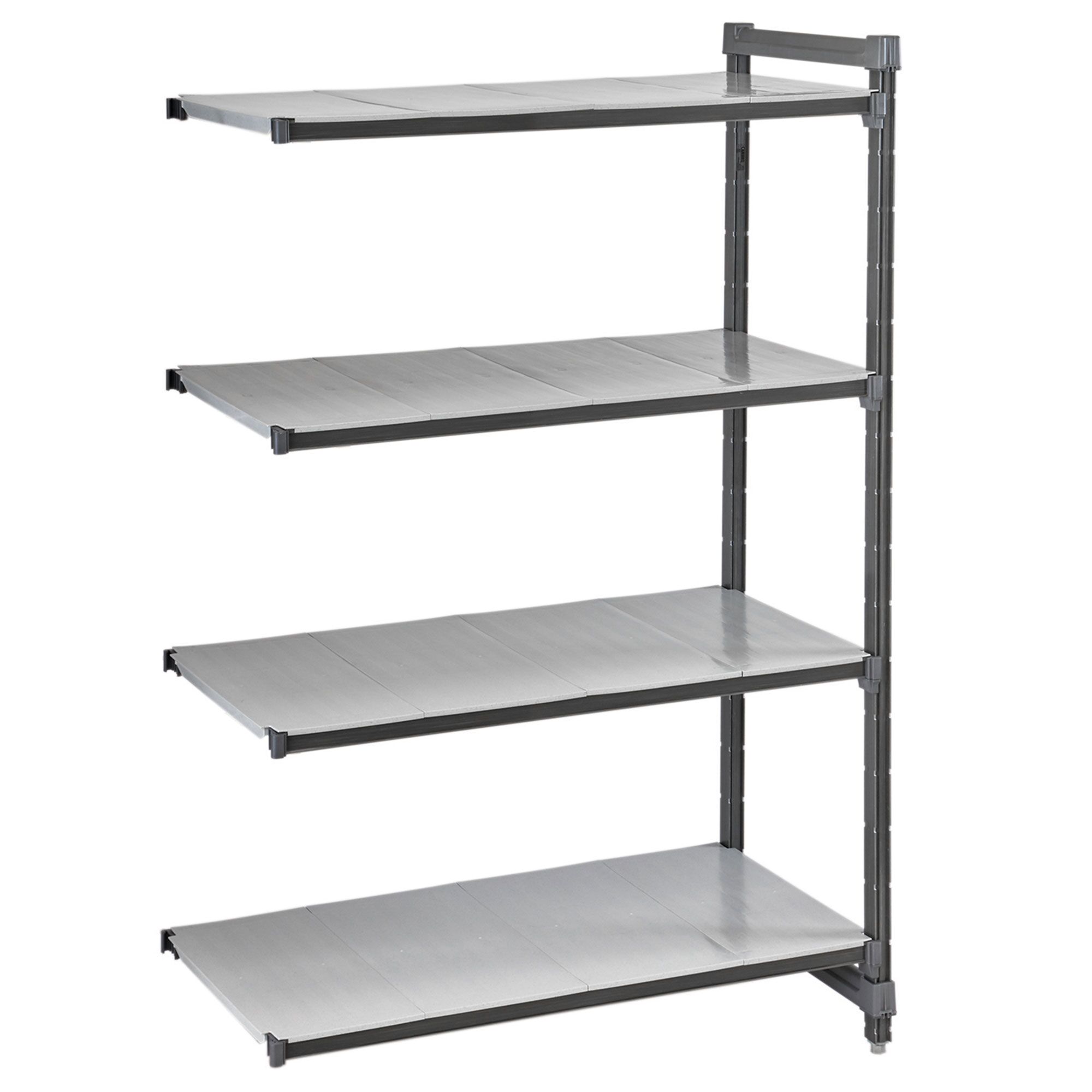 CAMBRO | Camshelving® Commercial Basics Plus Add-On Shelving Unit – 4 Solid Shelves – 718×360 mm