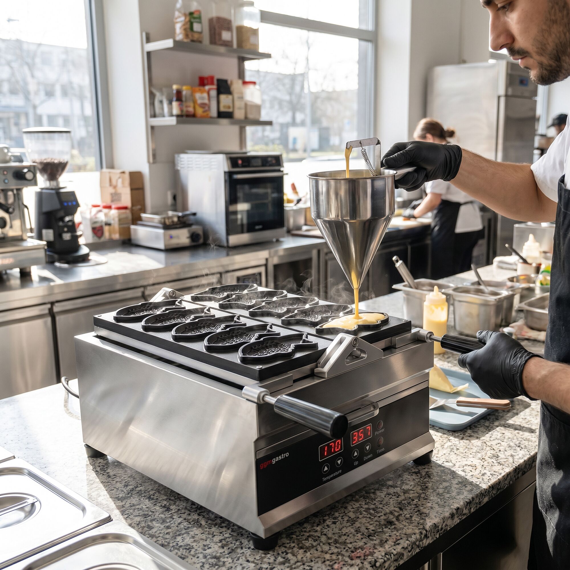 Machine à tartelette professionnelle - 1,6 kW - sans plaques
