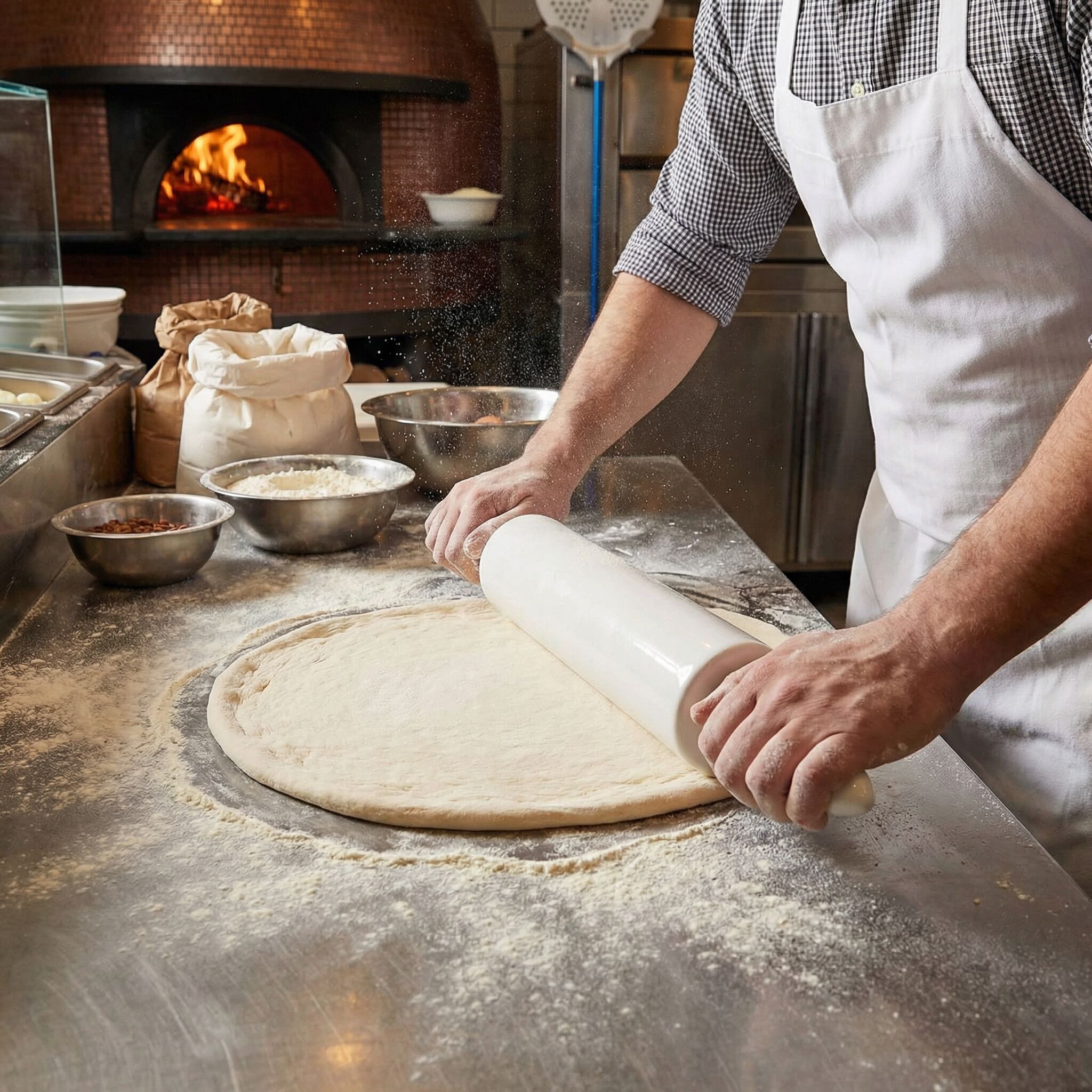 Rouleau à pâtisserie - 70x250mm - Plastique