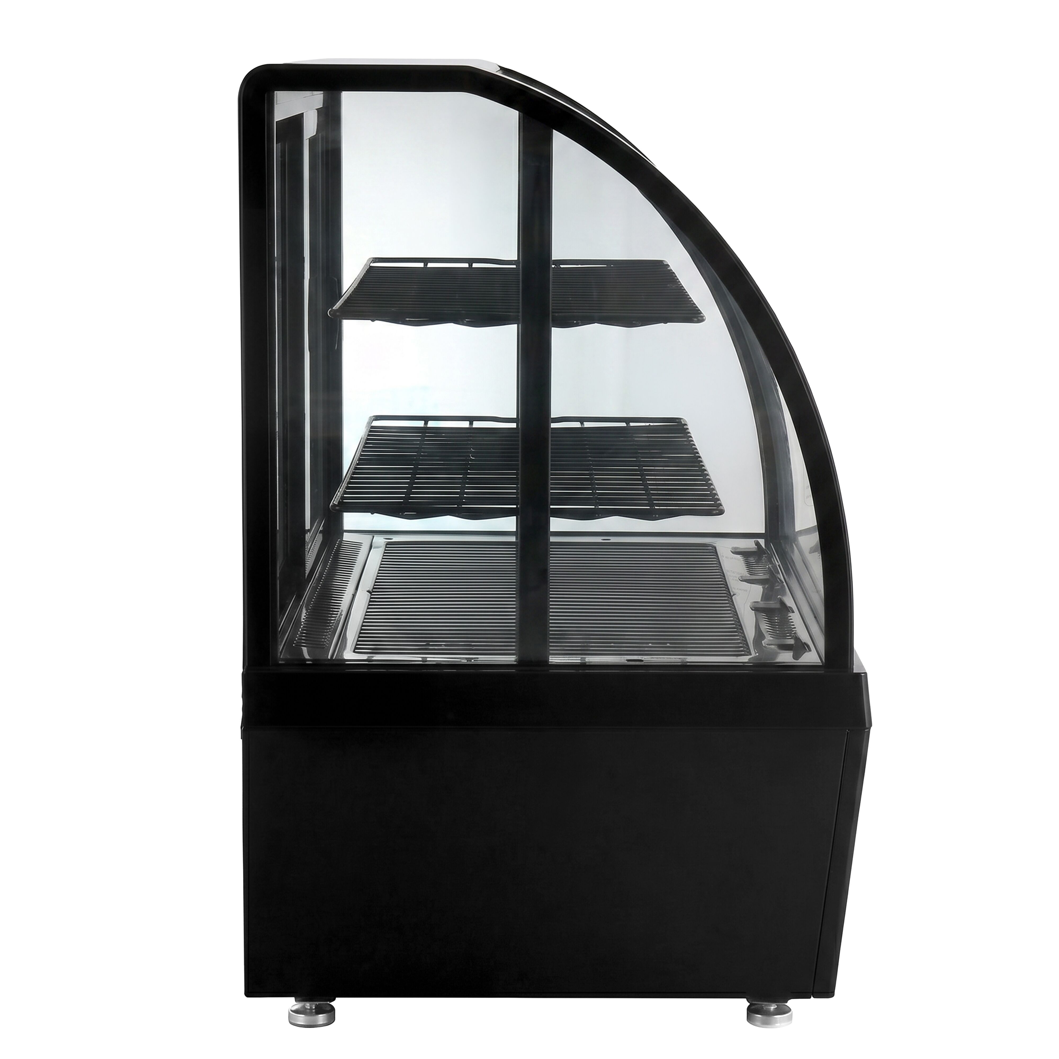 Tisch-Kühlvitrine - 100 Liter - 705mm - mit 2 Ablagen - LED Beleuchtung