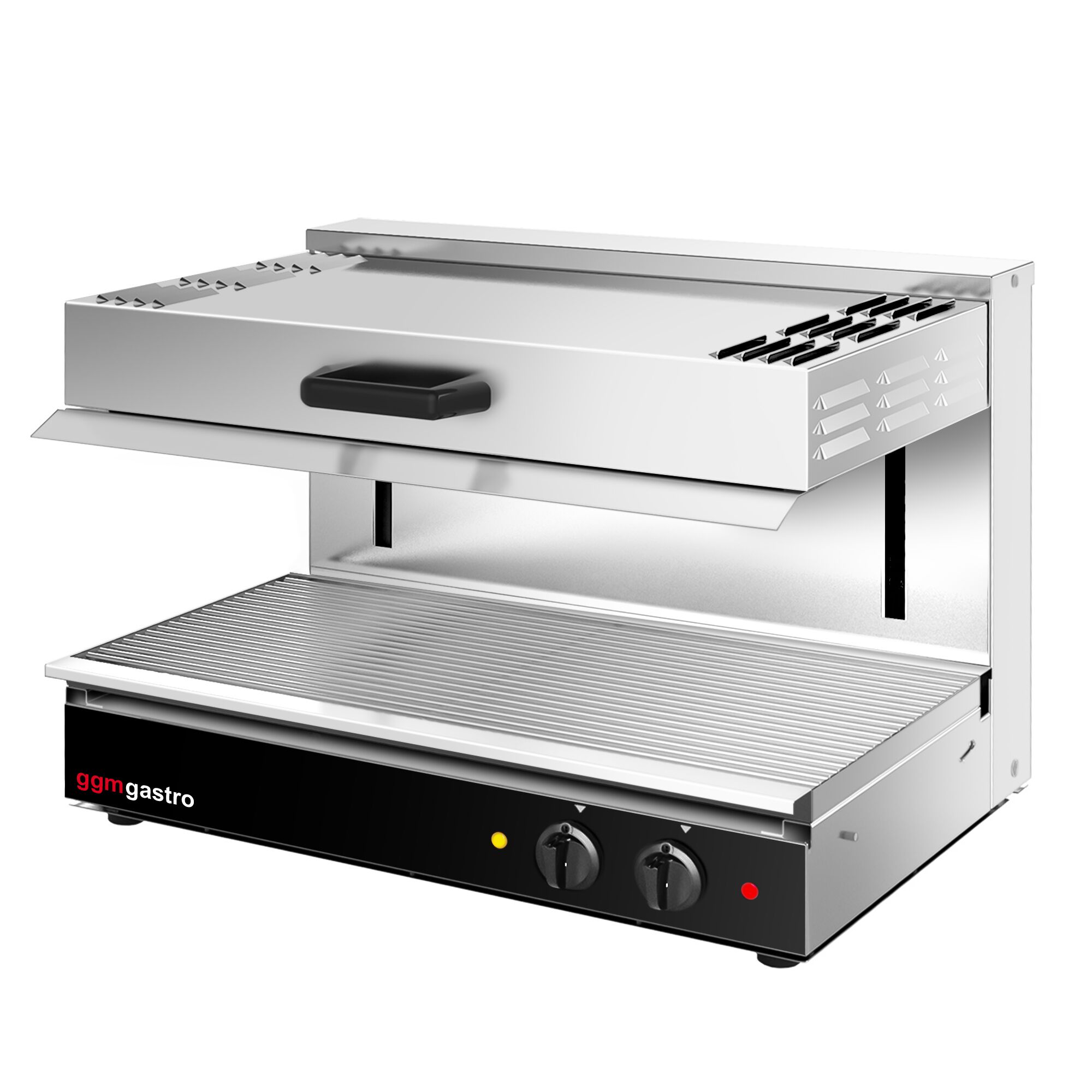 Four pita électrique / Salamandre à levage SPÉCIAL - 3,4 kW - 230 volts - éléments chauffants réglables en hauteur