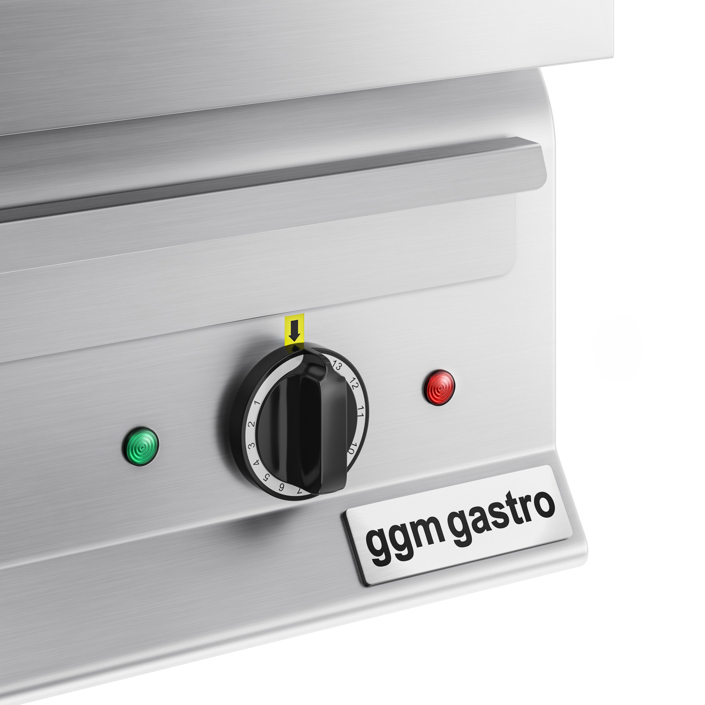 Grill électrique professionnel direct à eau - 8,75kW - de table - P700mm - 2 brûleurs - grilles réglables en hauteur