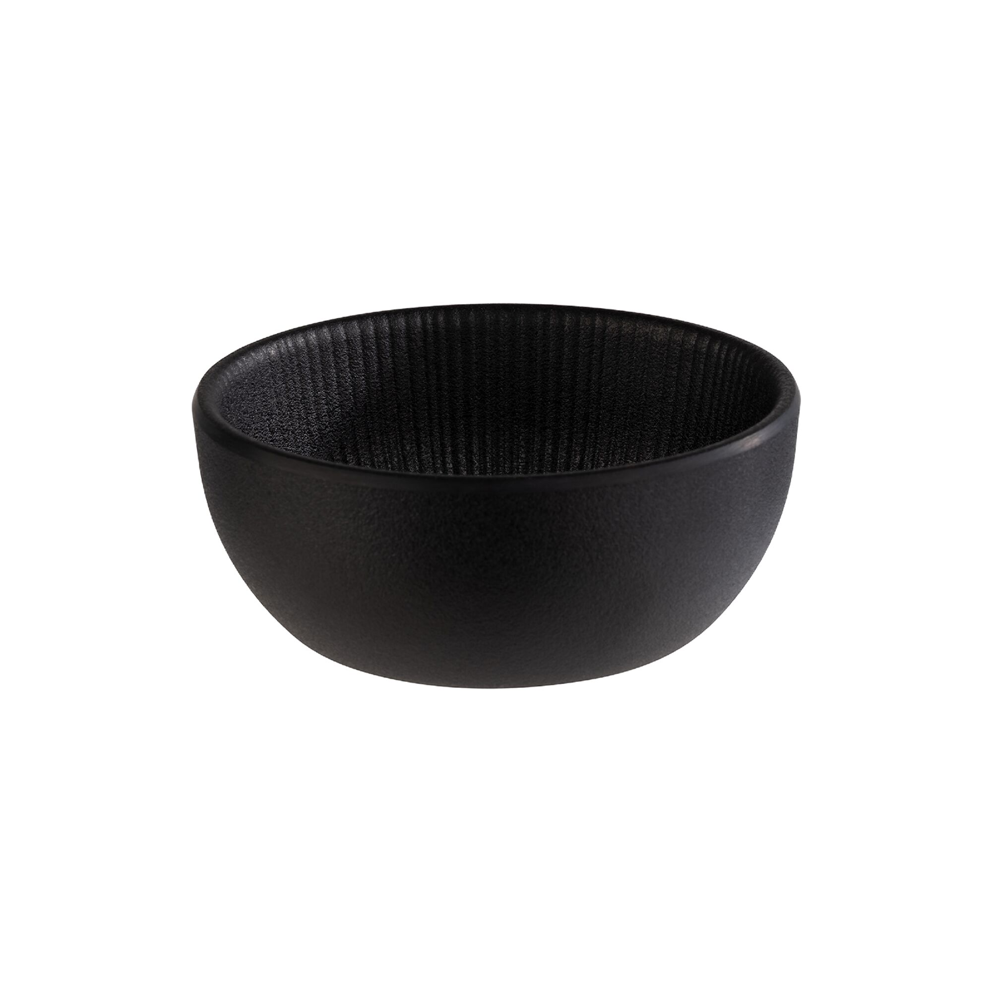 (6 pcs) Coupe - NERO - Mélamine - 100ml - carré - 85x85mm - Profondeur : 35mm - Noir - lot de 6