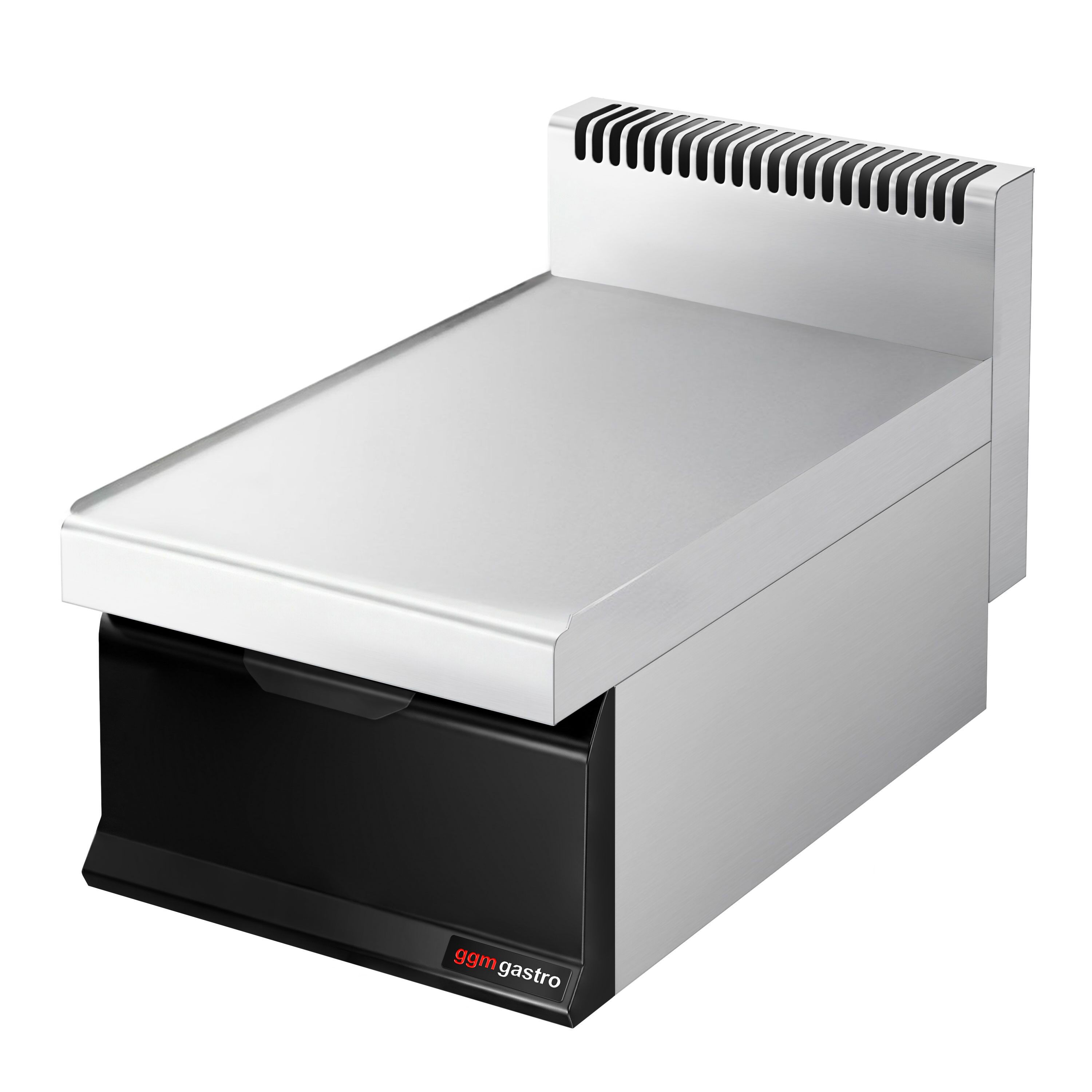 Neutral Element - with Drawer - GN container fit Mario 700 - 400x620x430mm - 0.23m³ - Black front - GN 1/1 or 2x 1/2