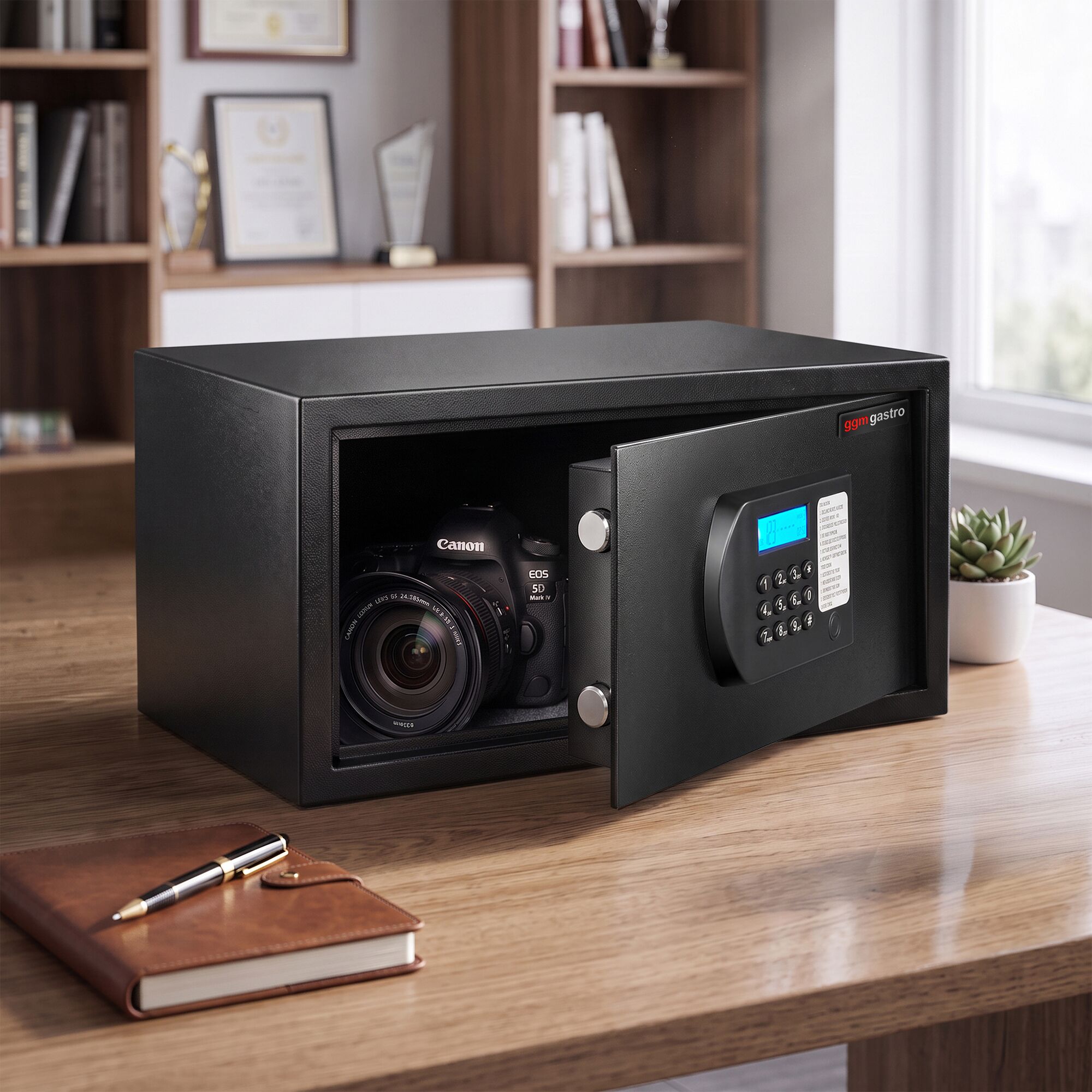 Coffre-fort électronique de chambre – avec écran LCD – 3 modes d'ouverture