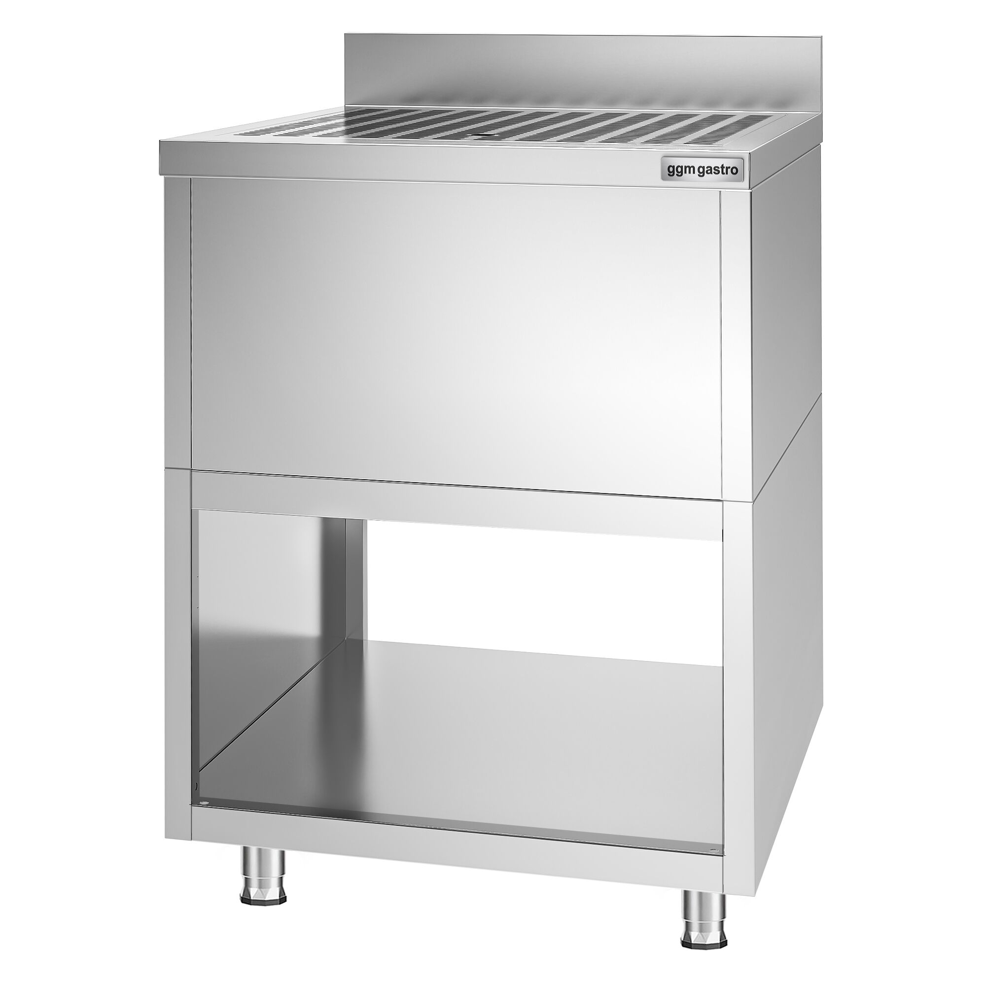 Szafka ociekowa - stal nierdzewna - 600x600mm