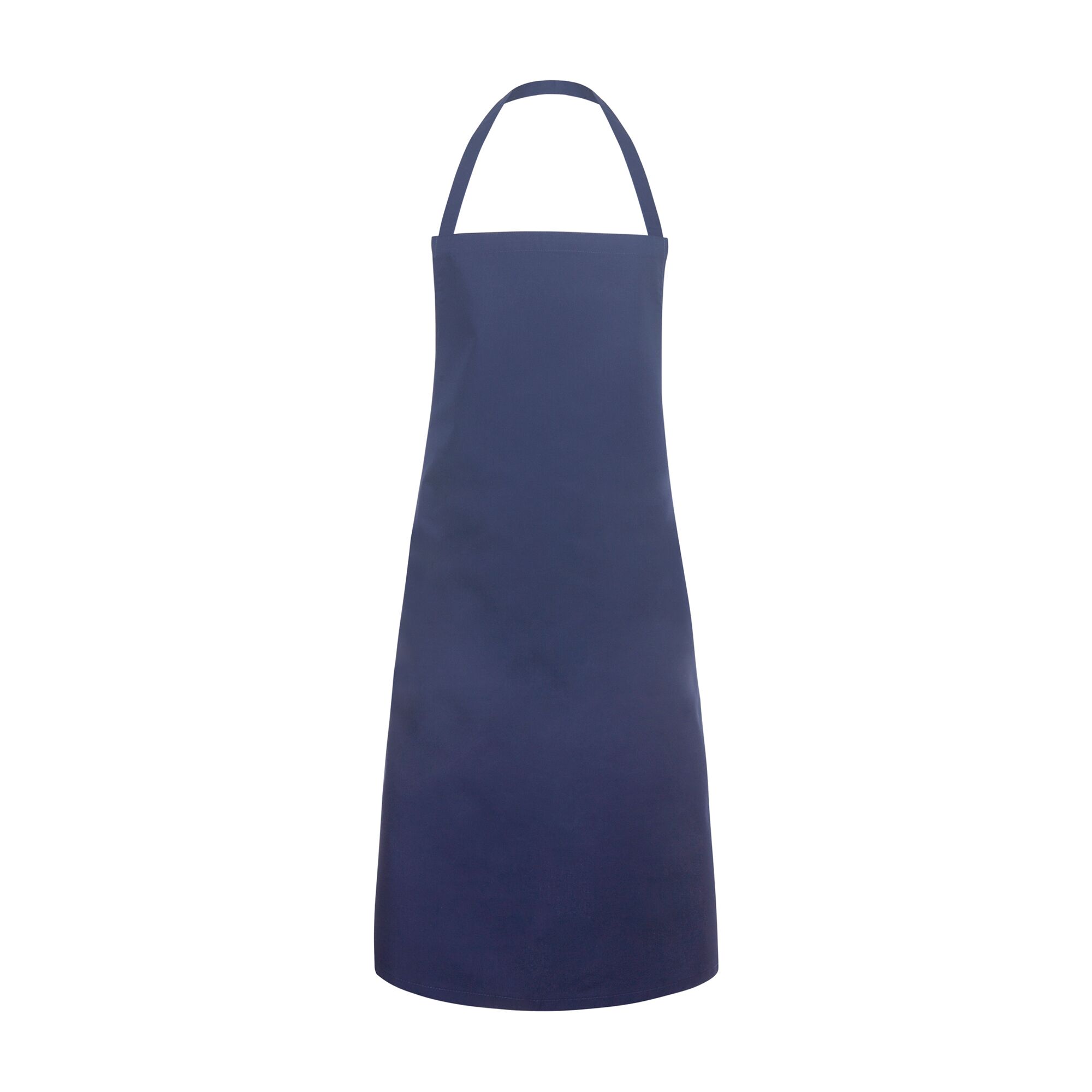 KARLOWSKY | Bib Apron Basic – Navy - 750×1000 mm - Fixed Neck Strap 600 mm - 100% Polyester