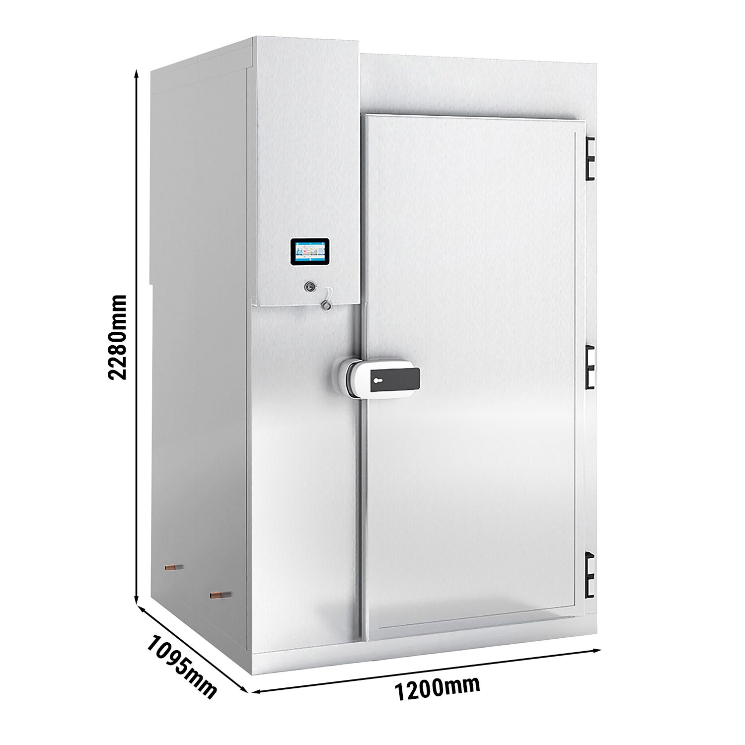 Cellule de refroidissement rapide - écran tactile - 1861 litres - 20 x GN 1/1 ou EN 600 x 400 - sans rampe