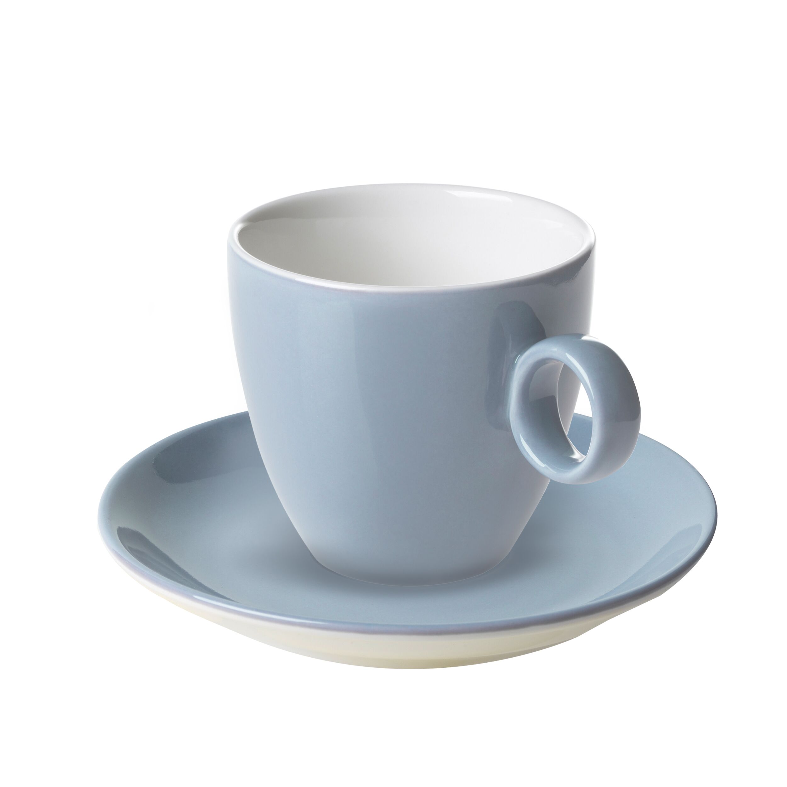(6 pcs) BART COLOUR CAFE - Soucoupe à café - Ø135mm - Hellblau