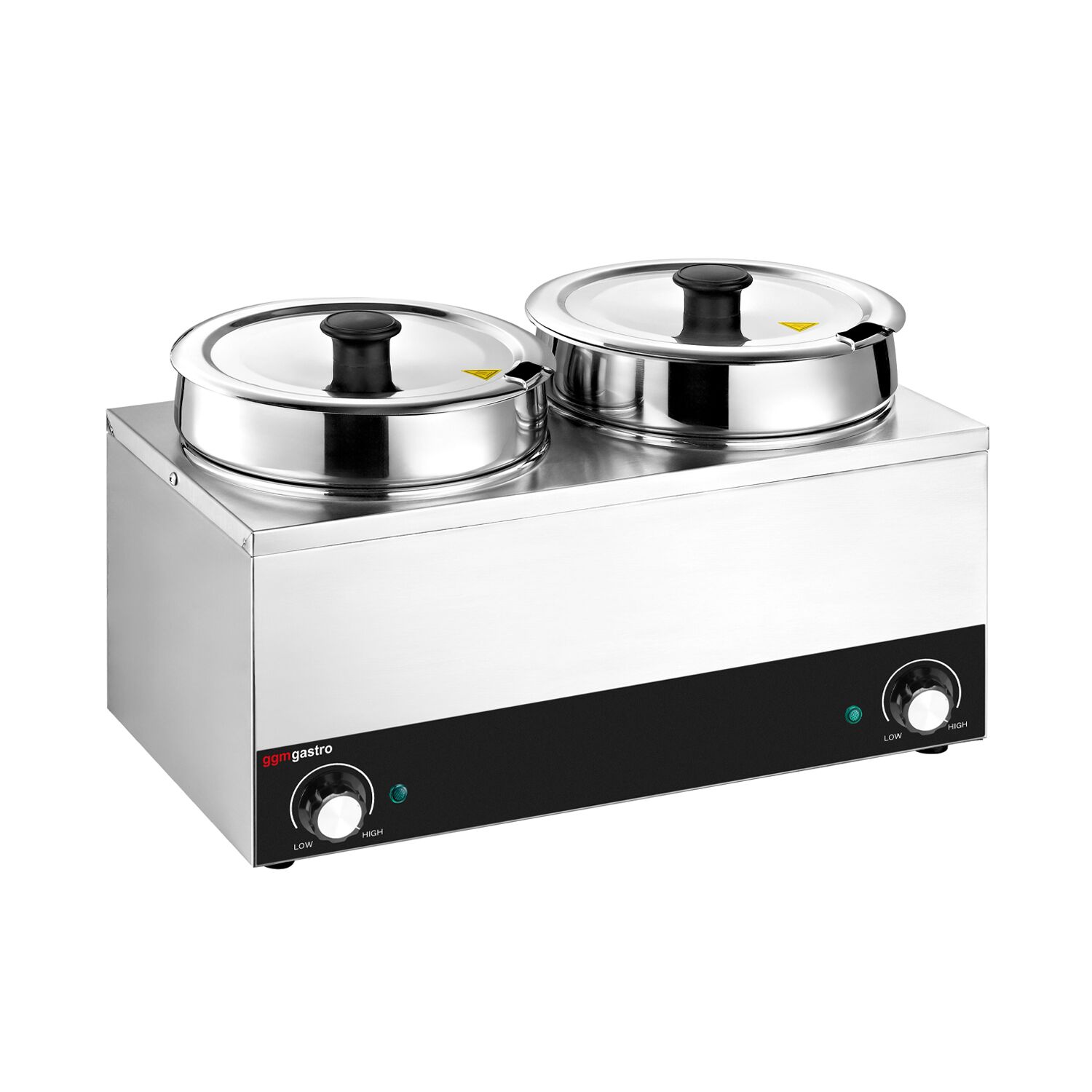 Bain-marie à sauce Inox PROFESSIONNEL - 2x6,5L (13,0L) - 400W