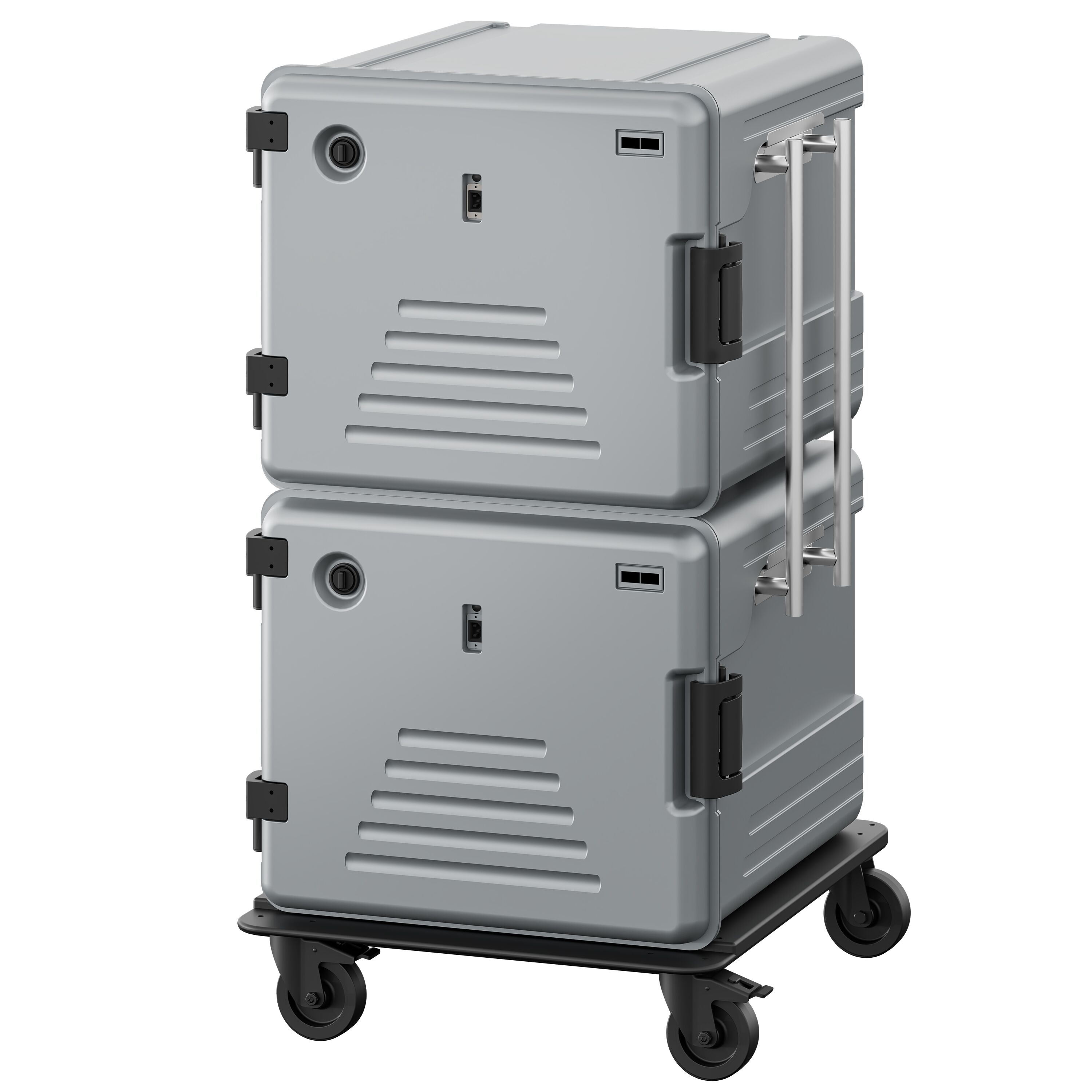 Thermobox - Chargement par l’avant - 2x 180L - pour 24x GN 2/1 - 770x885x1380mm - chauffant