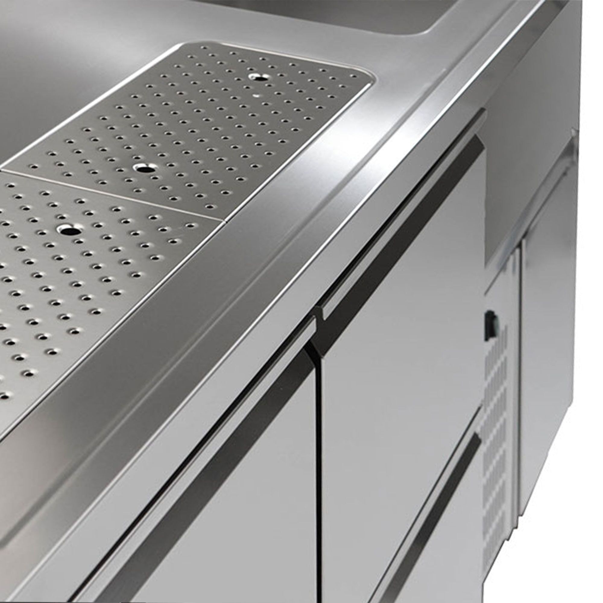 Comptoir à bière Premium PLUS – 1950 × 700 mm – 1 porte & 2 tiroirs