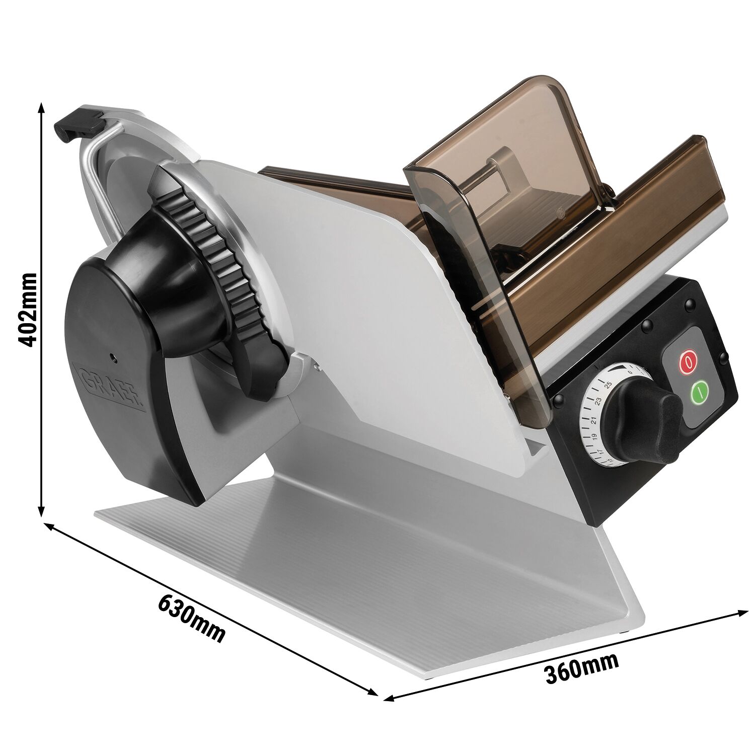 Graef | Concept 25S - Profi-Allesschneider - Messer: Ø 250mm - Schnittlänge: 250mm