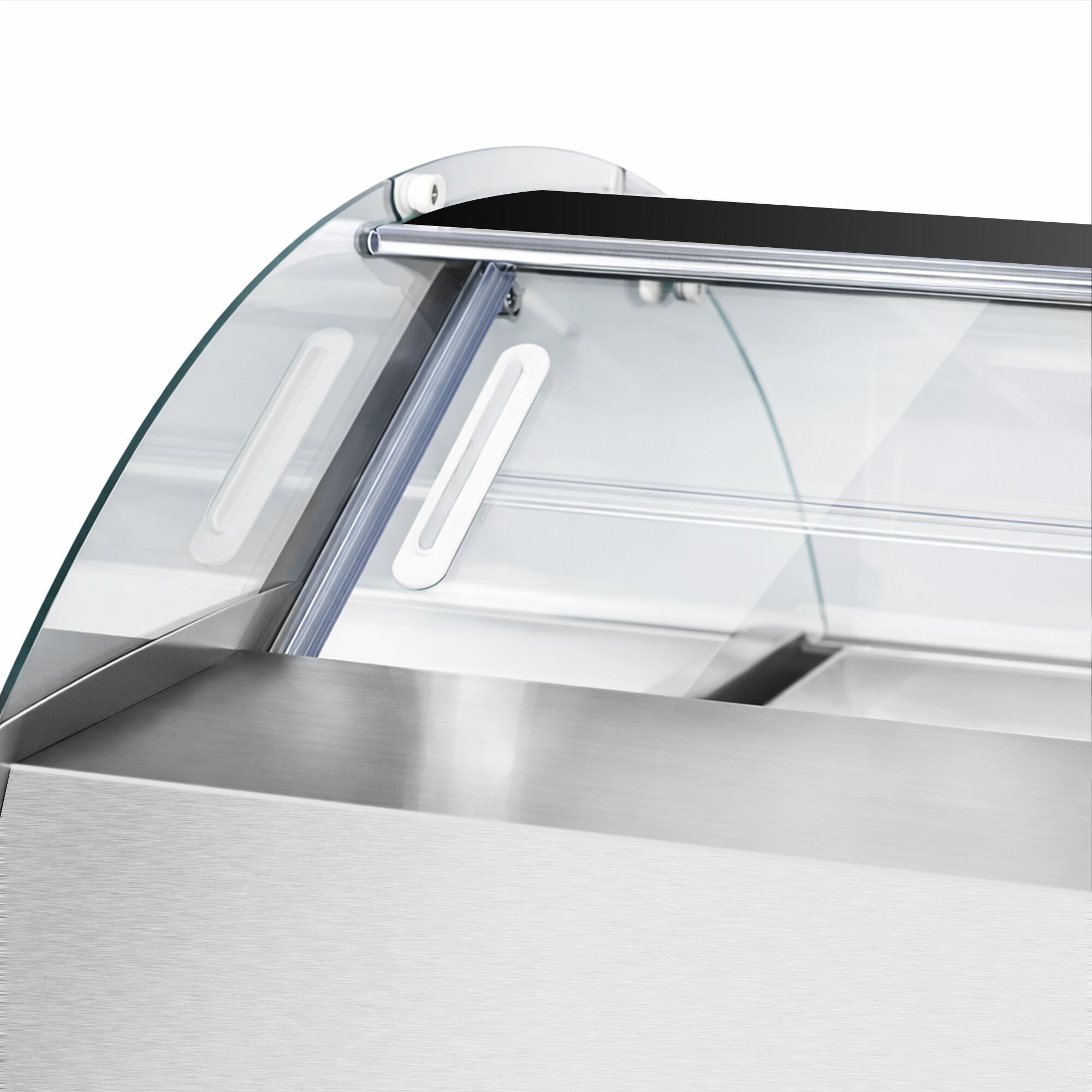 Vitrine réfrigérée de table - 118L - 695mm - 1 porte vitrée - pour poisson frais