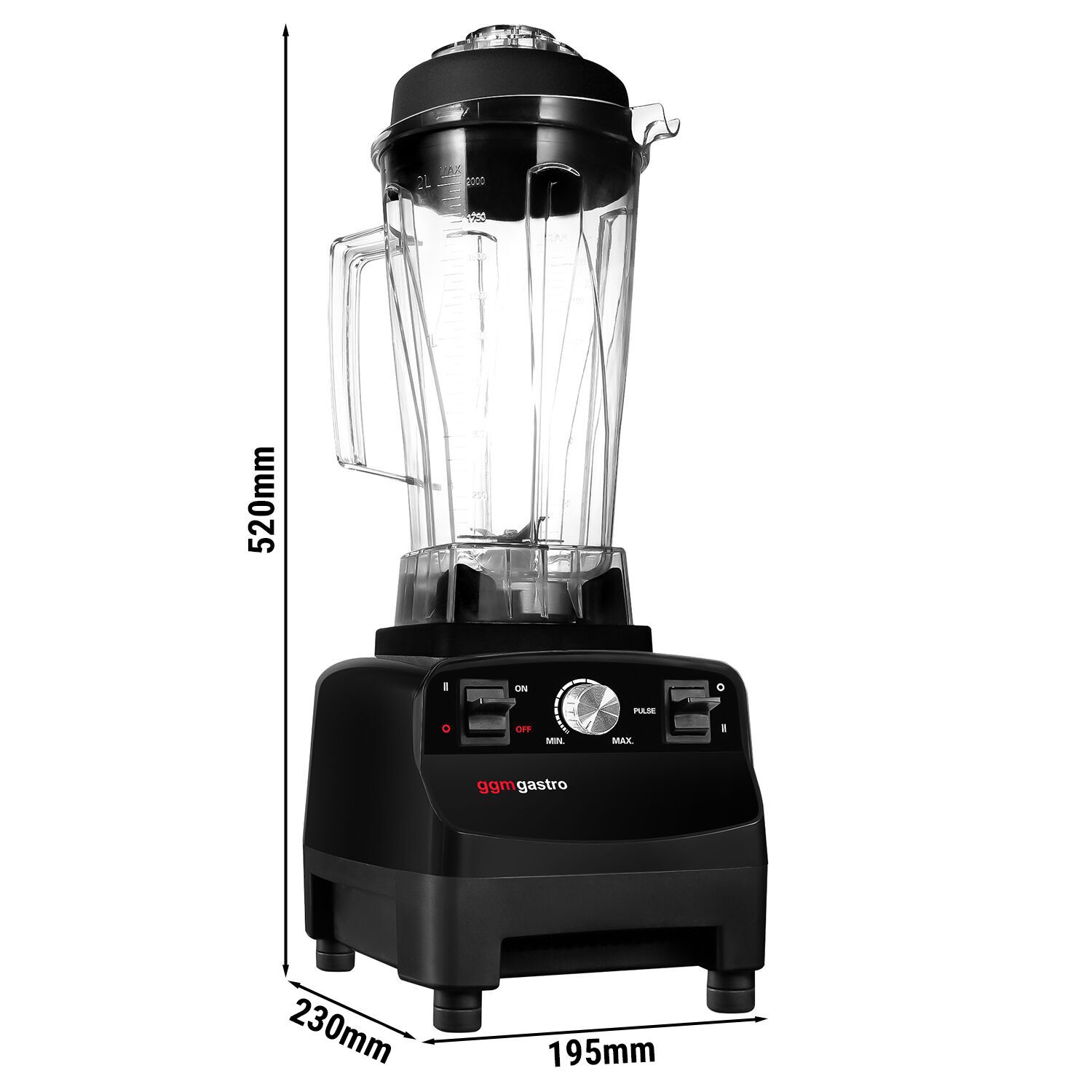 Mixeur professionnel / Blender – 2 L – 1,5 kW