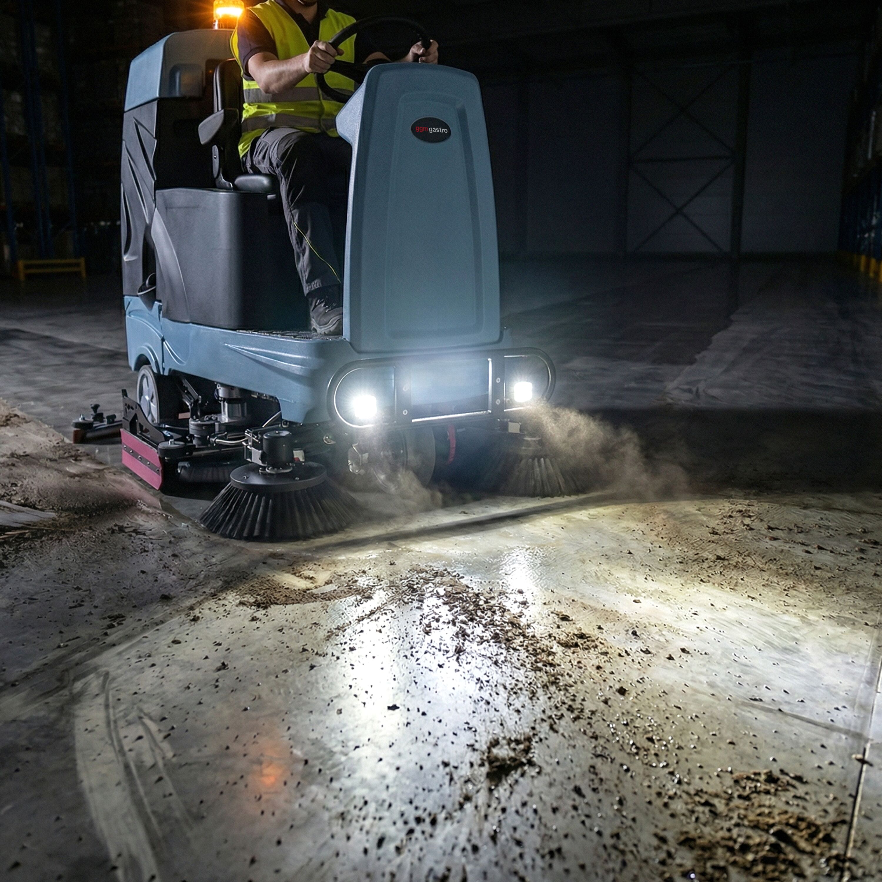 Autolaveuse autoportée - performance de travail 7 150 m²/h