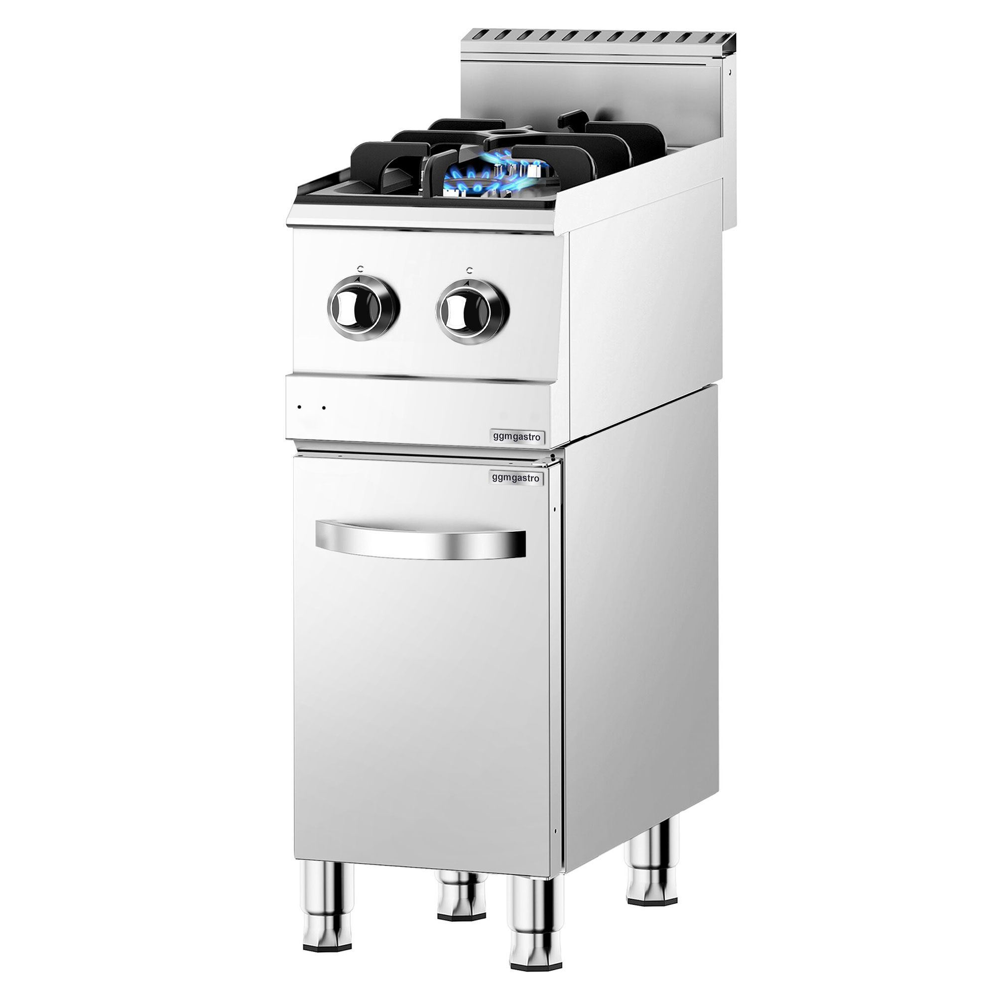 Fourneau à gaz – 6,5 kW – 2 brûleurs – avec soubassement