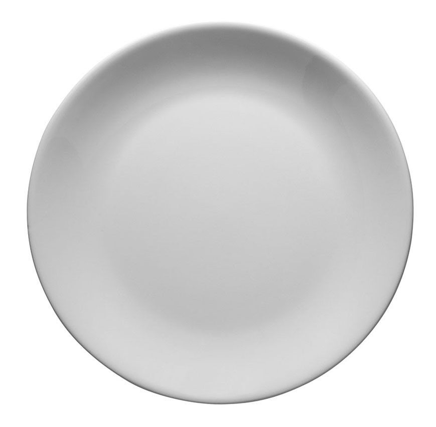 (24 pcs) ENTITY | Pizza Plate - flat - Porcelain - Ø300mm - White