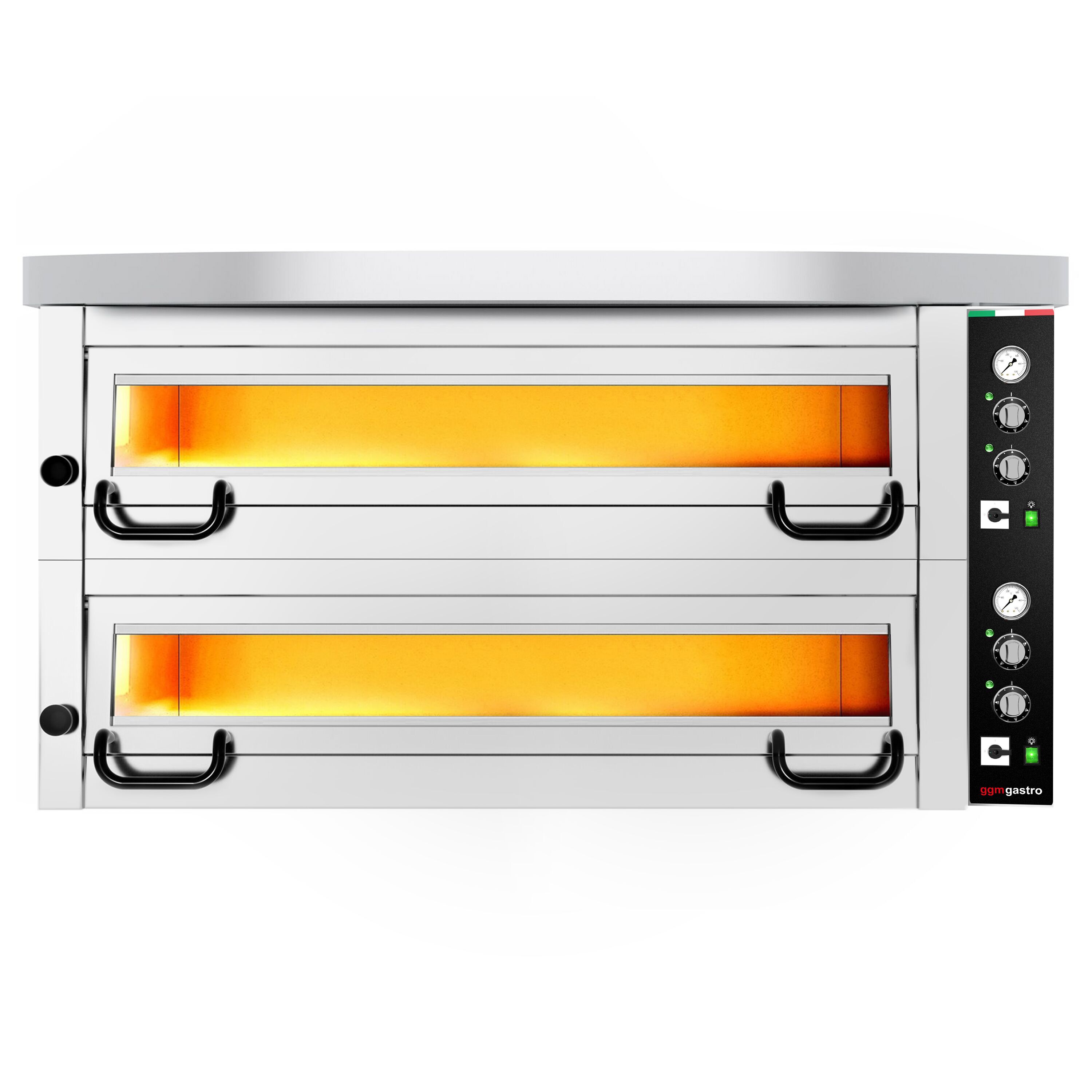 Four à pizza électrique Power – 9+9 x 34 cm – Manuel – incl. hotte