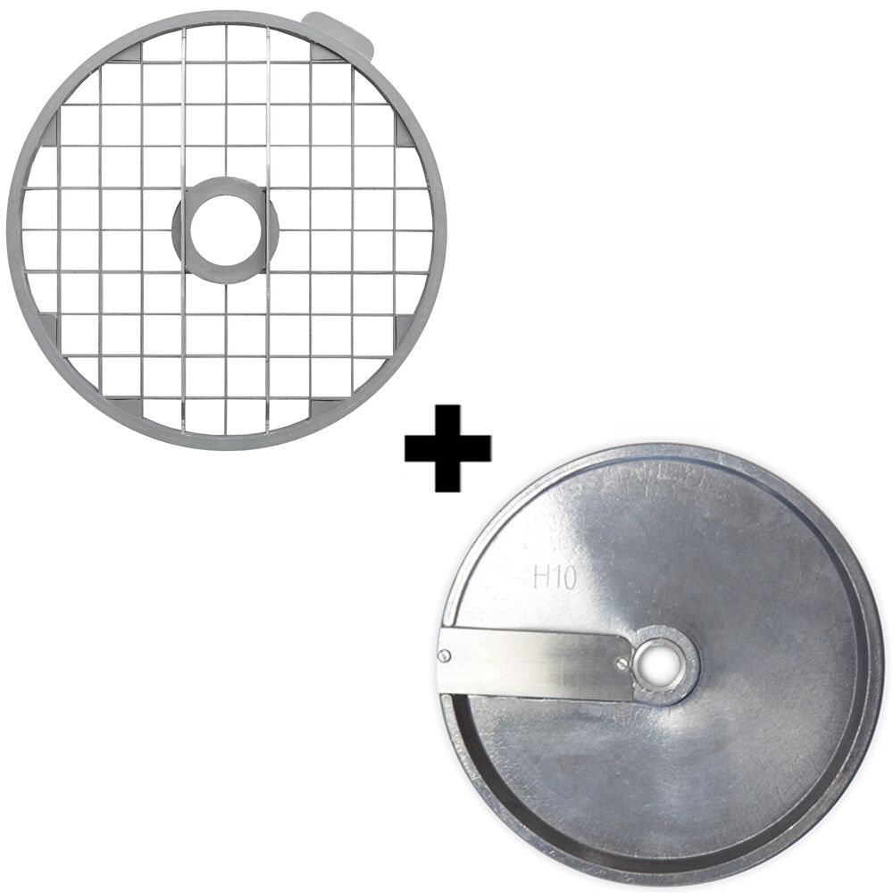 Disque dés pour coupe-légumes - Dés - 20x20mm - Ø 205mm - compatible avec GSE300, GSE400 - incl. grille cubique 20x20mm, couteau à dés 20x20mm