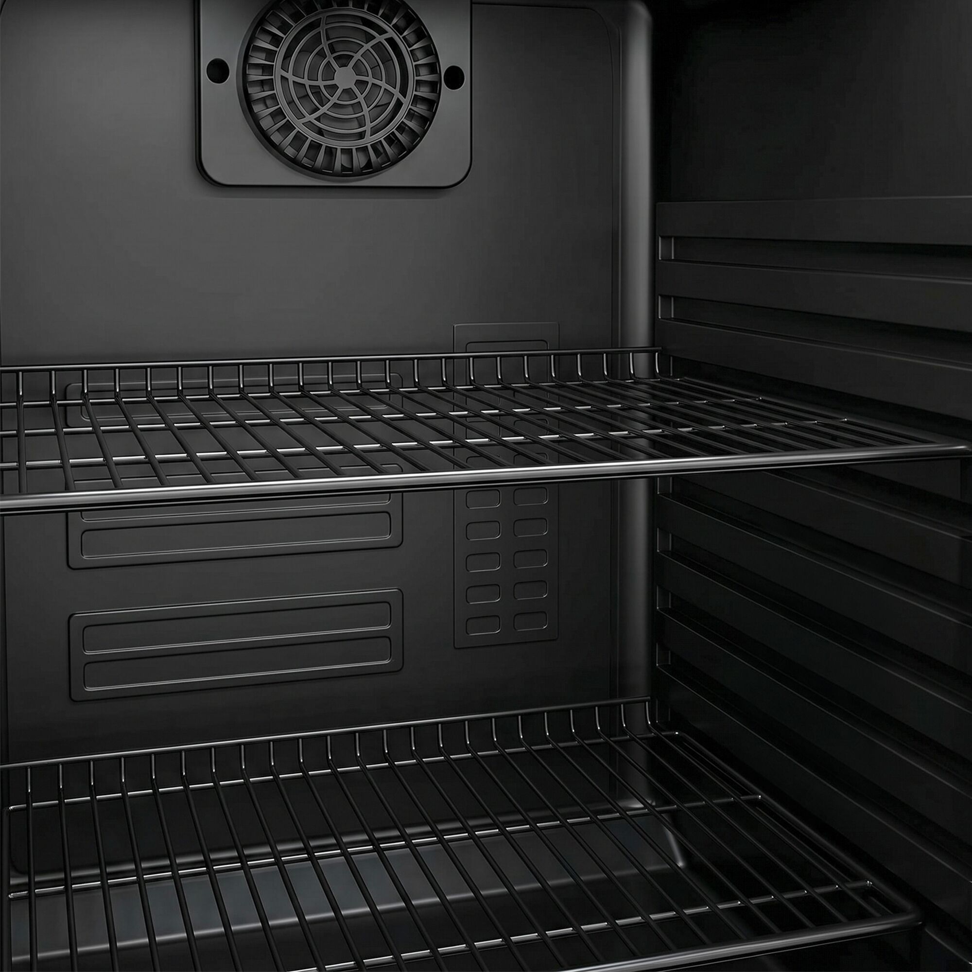 Minibar-Kühlschrank - 500mm - 120 Liter - mit 1 Glastür - Schwarz