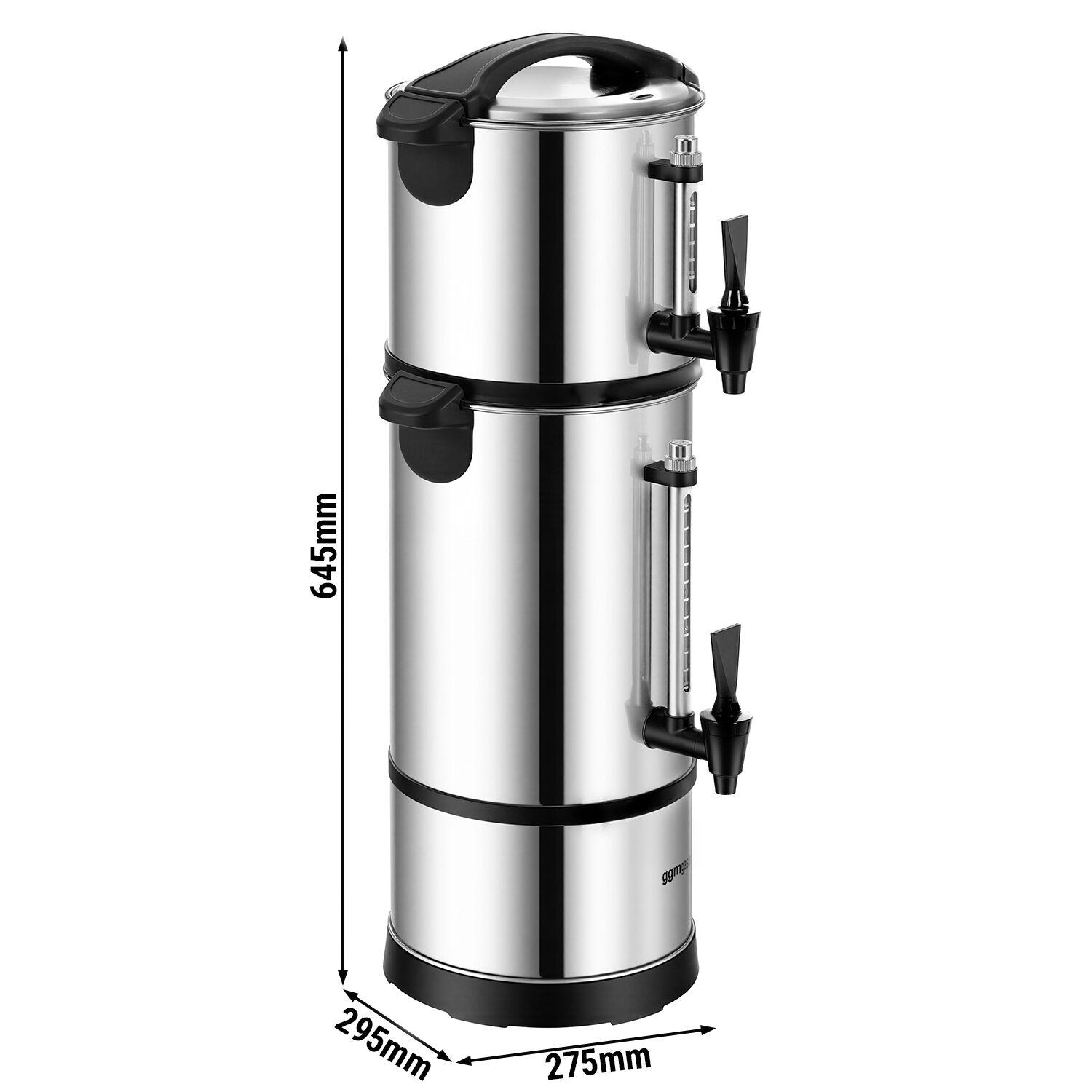 Commercial Coffee Percolator - Manual Fill - 6L - 1.2kW - approx 40 cups
