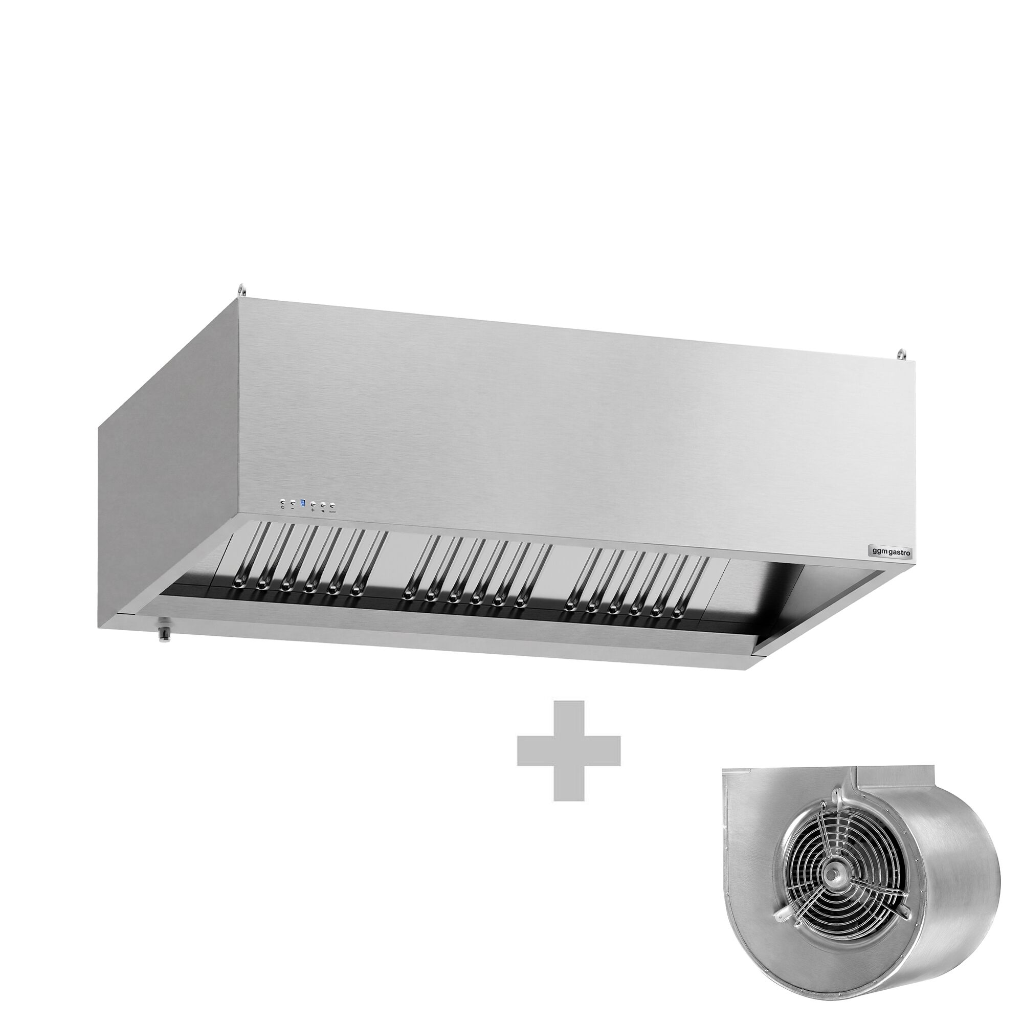 Capot de coffre avec moteur - 1600mm - avec régulateur, filtre & lampe