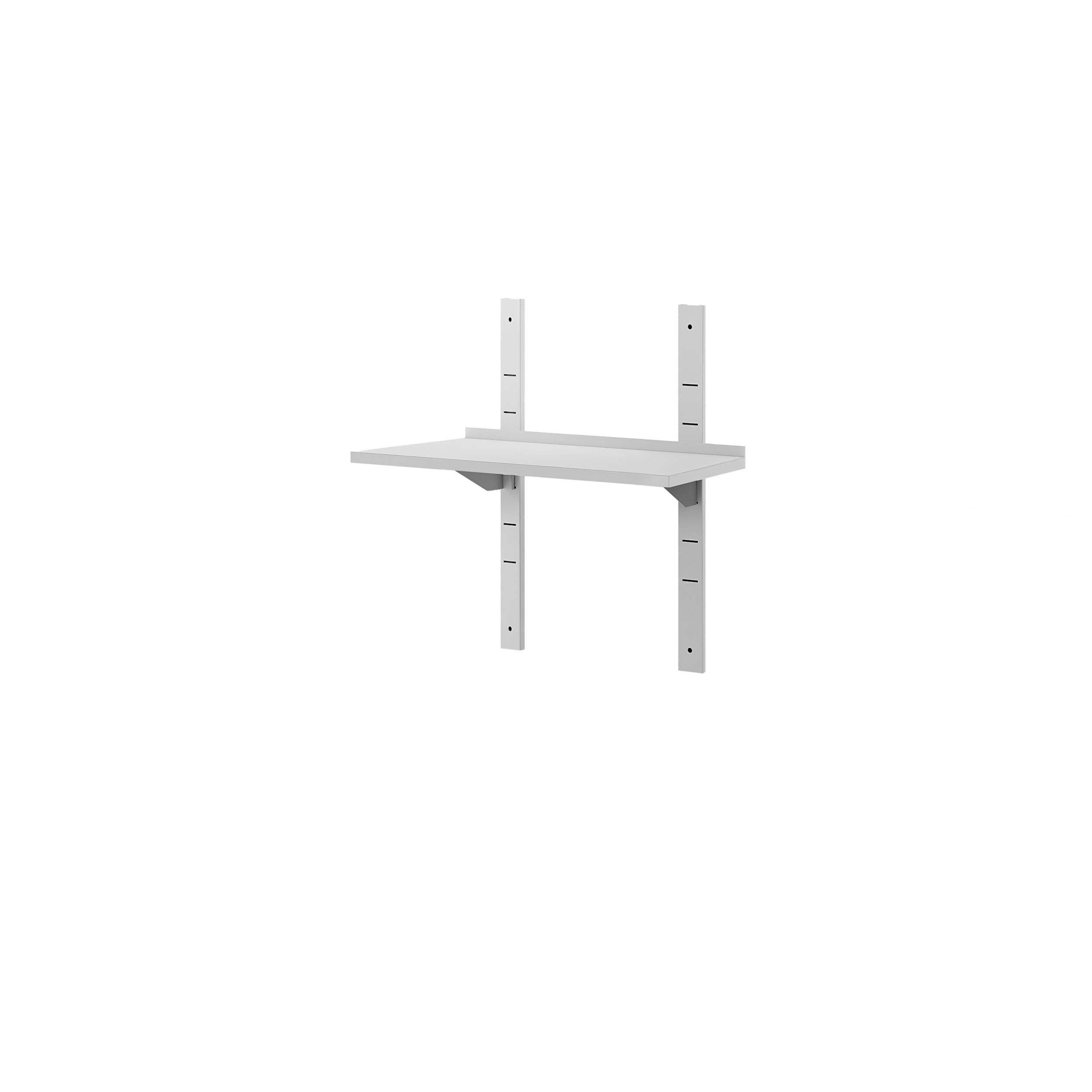 Étagère murale ECO en inox - 600 × 300 mm - avec 3 étages