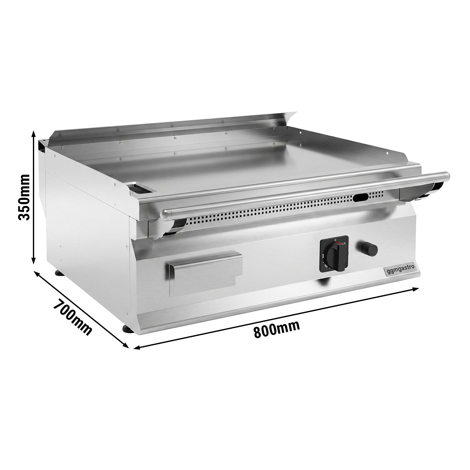 Teppanyaki-bakplaat op gas - 16 kW