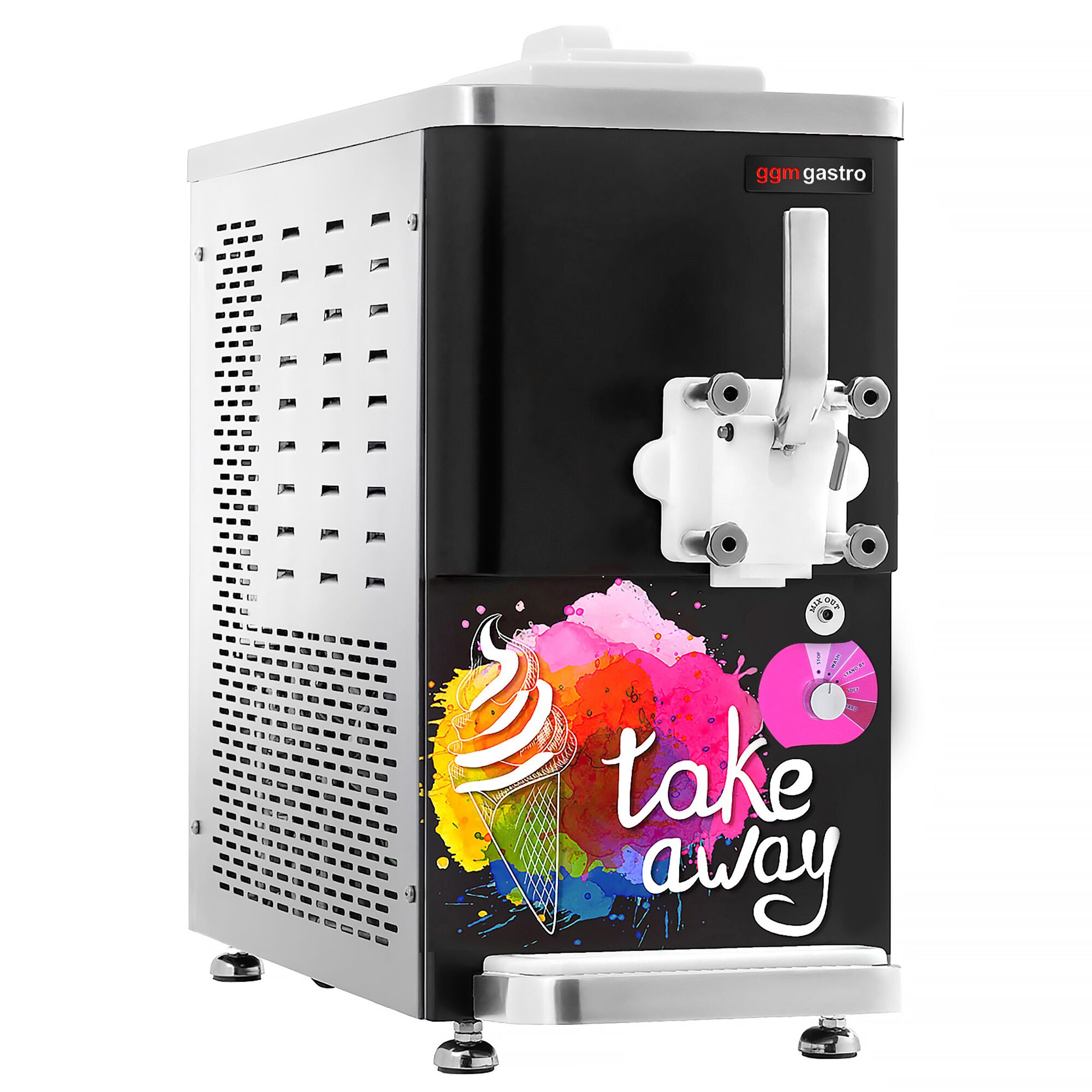 Machine à glace à l’italienne - 11,25L/h - 1,5kW - 1 parfum - À poser