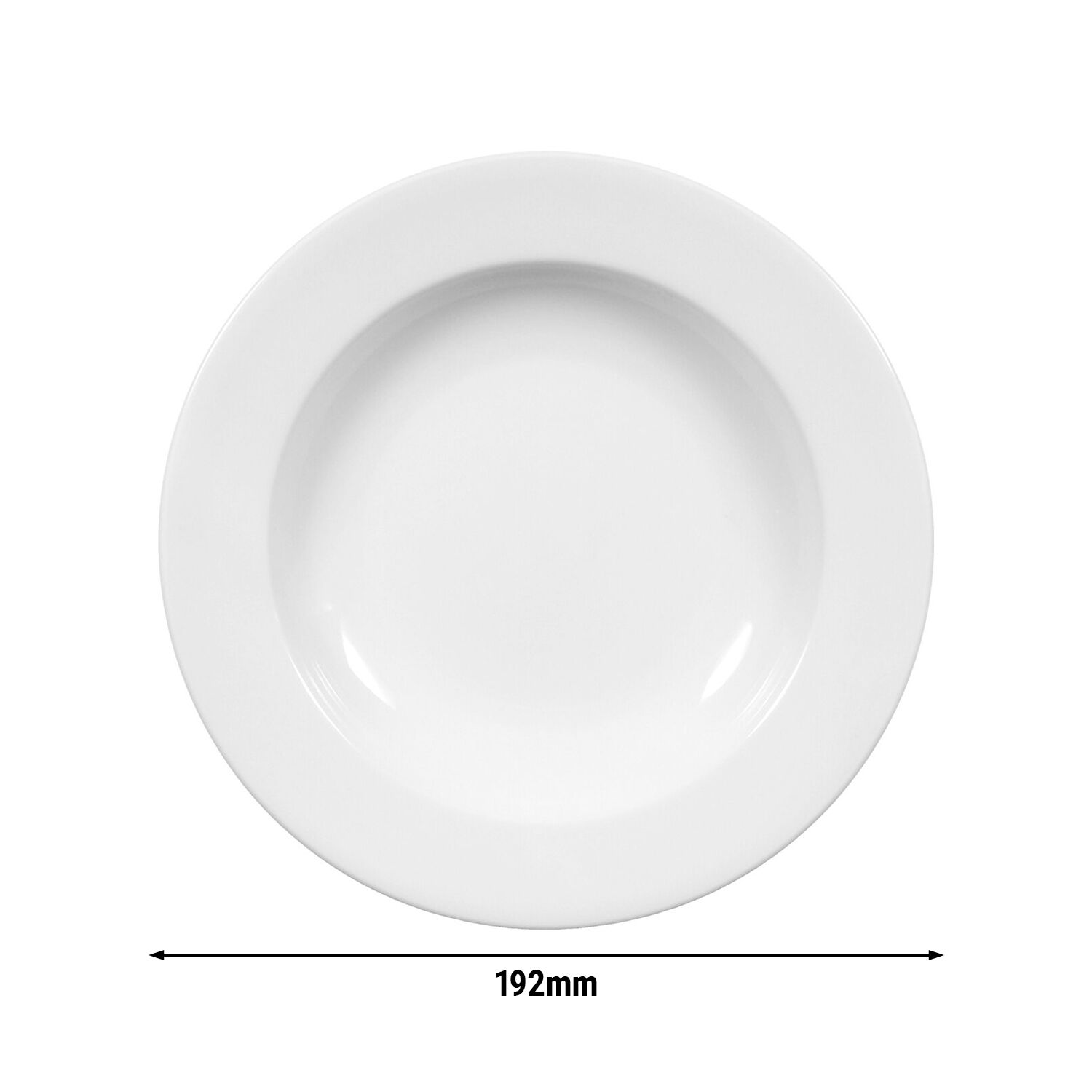 (6 pièces) SELTMANN WEIDEN | Assiette à salade - Ø 190 mm - Blanc/Uni