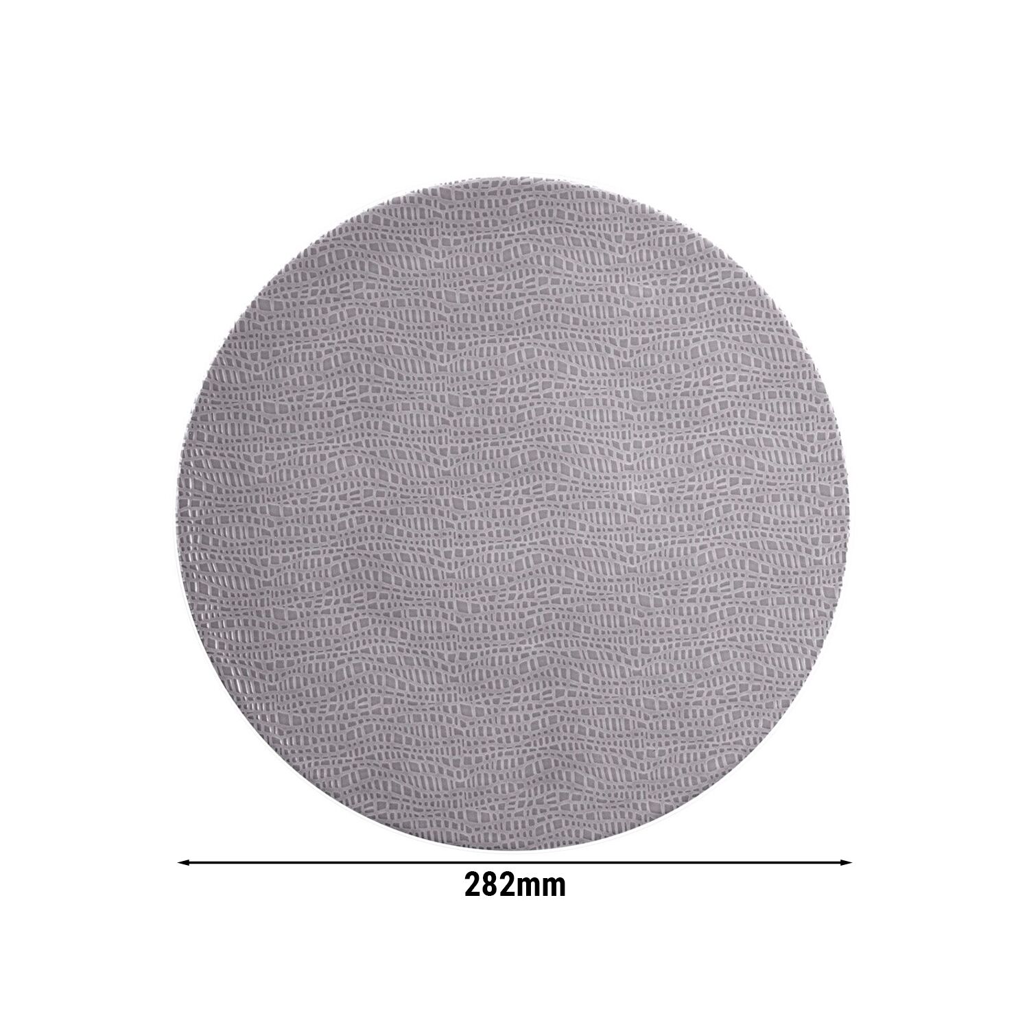 (6 pièces) SELTMANN WEIDEN | Assiette coupe – plate – Ø 280 mm – Gris