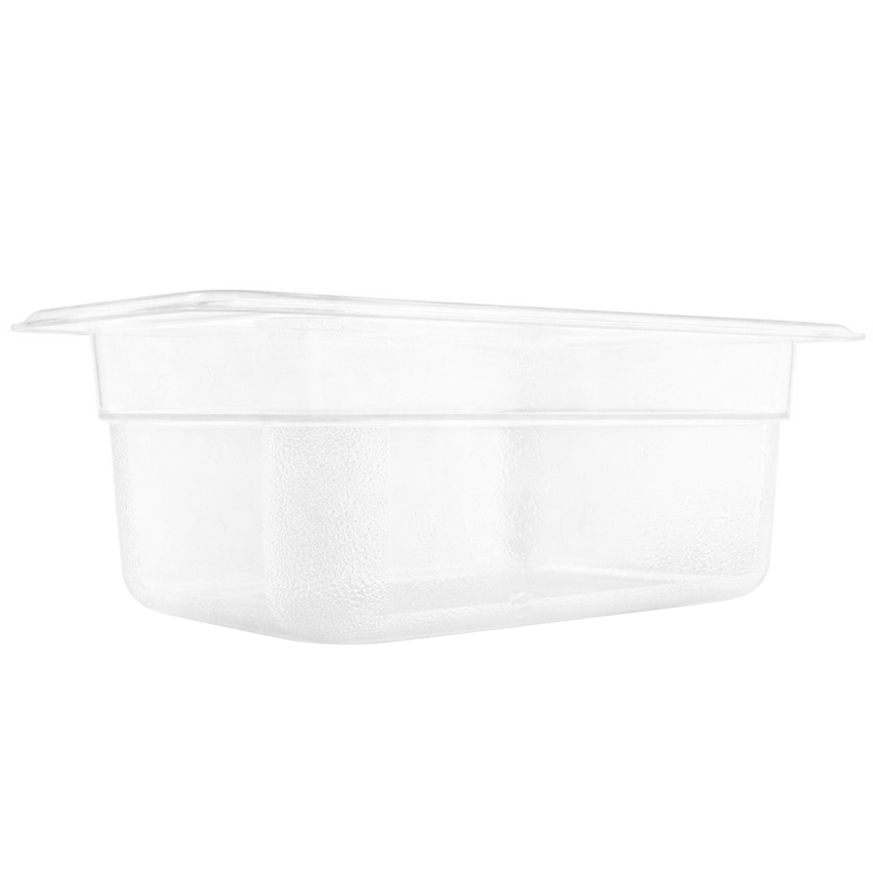 (6 pièces) Bac en Polypropylène - GN 1/4 - Translucide - 2,5 L - Hauteur : 100 mm