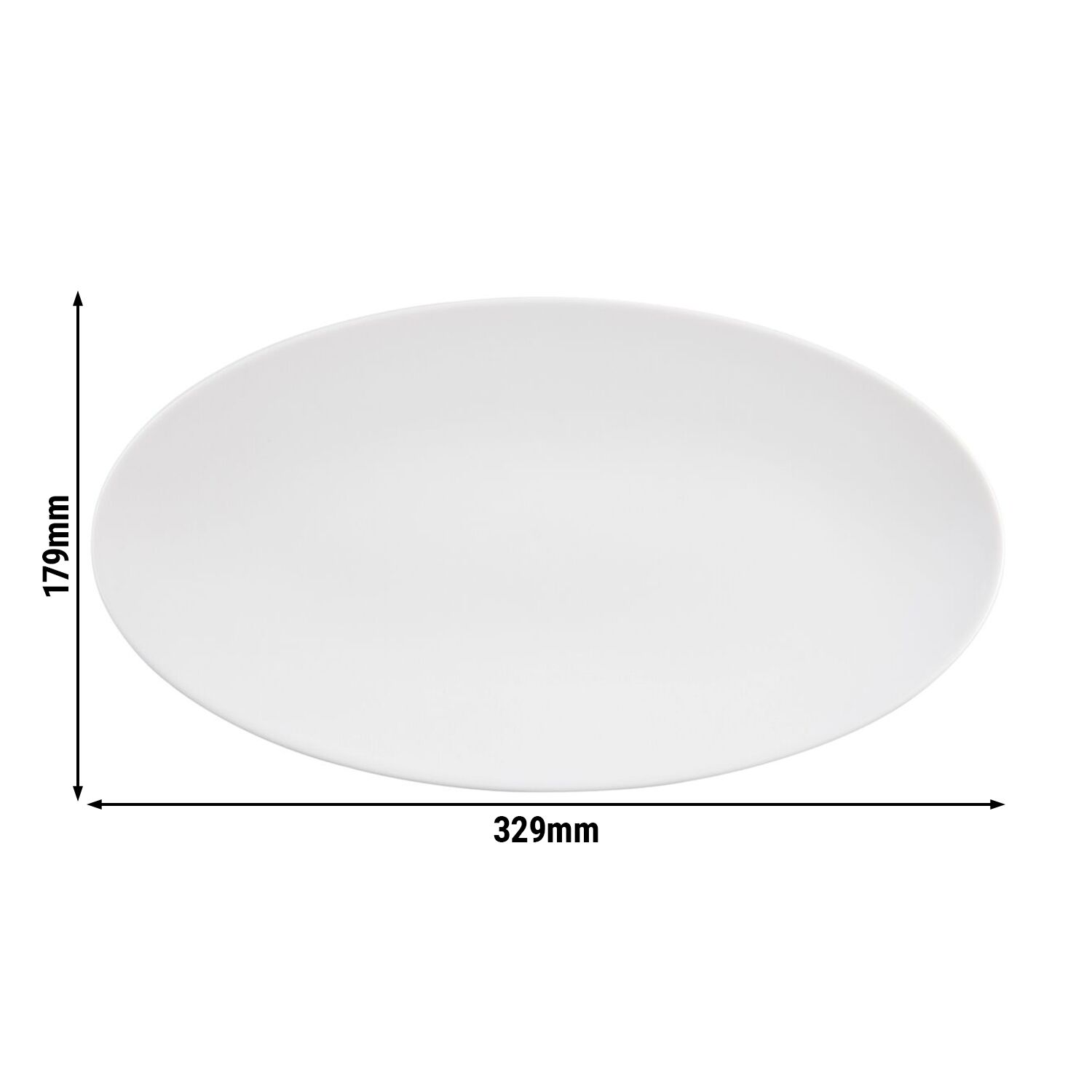 (2 pièces) SELTMANN WEIDEN | Plat de service - 330x180 mm - Blanc         