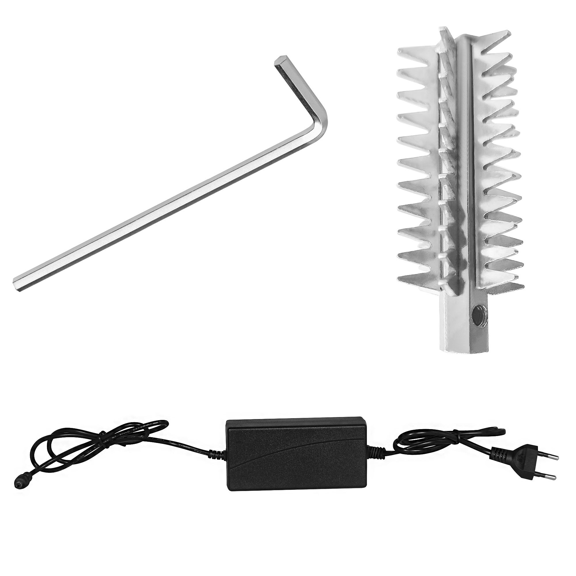 Fish Descaler - Electric - 75W - Mains Cable - Stainless Steel & ABS