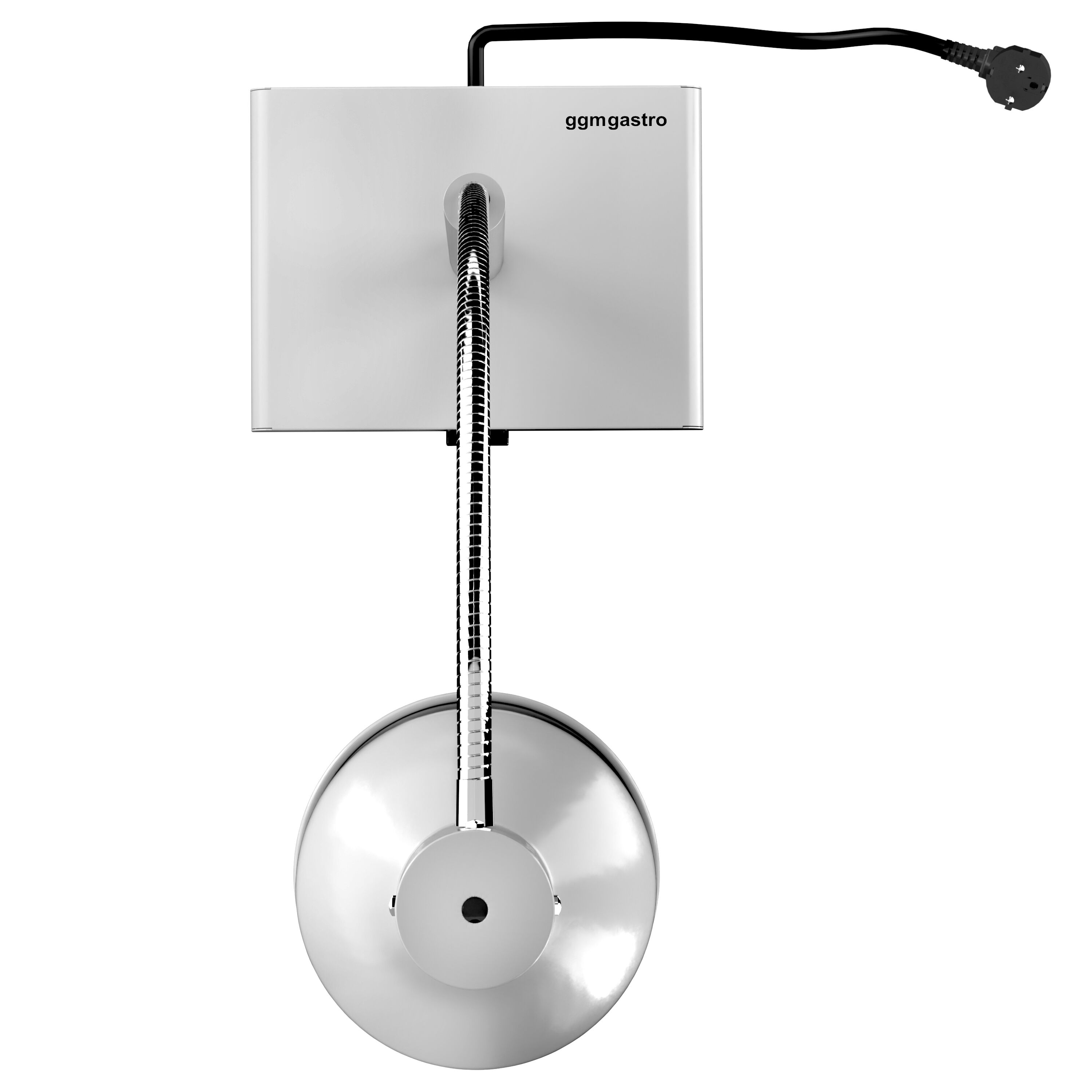 Lampe chauffante infrarouge – 250 watts – Ø 174 mm – réglable de manière flexible – Argent