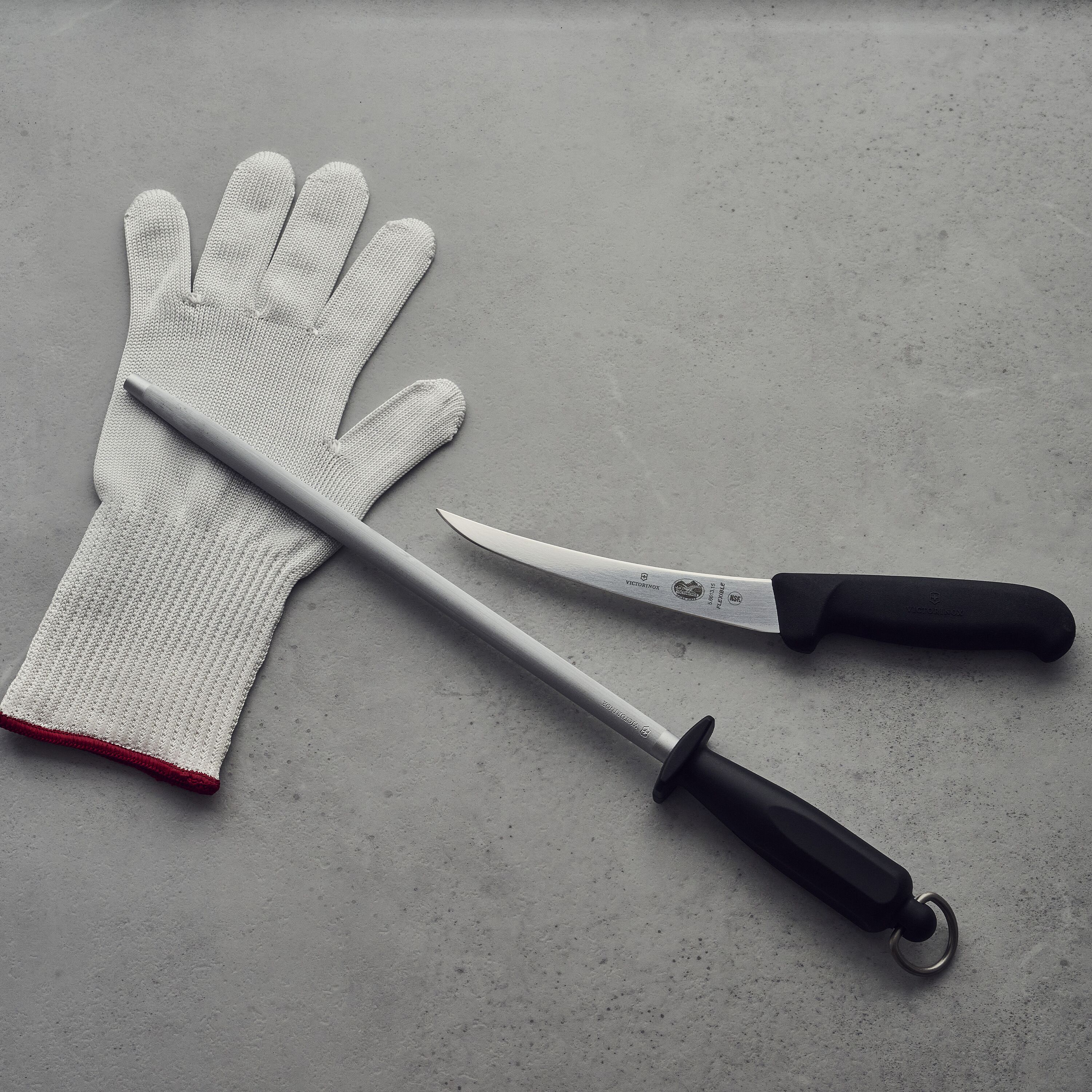 VICTORINOX | Tige de boucher - ovale - Aichet - Lame : 300mm