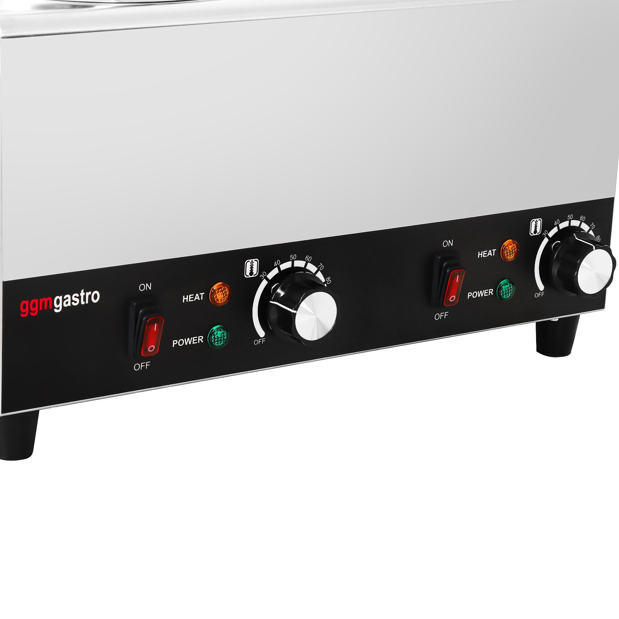 Distributeur de sauces chauffant - 1,2 kW - 2x 1,7 litres - incl. insert
